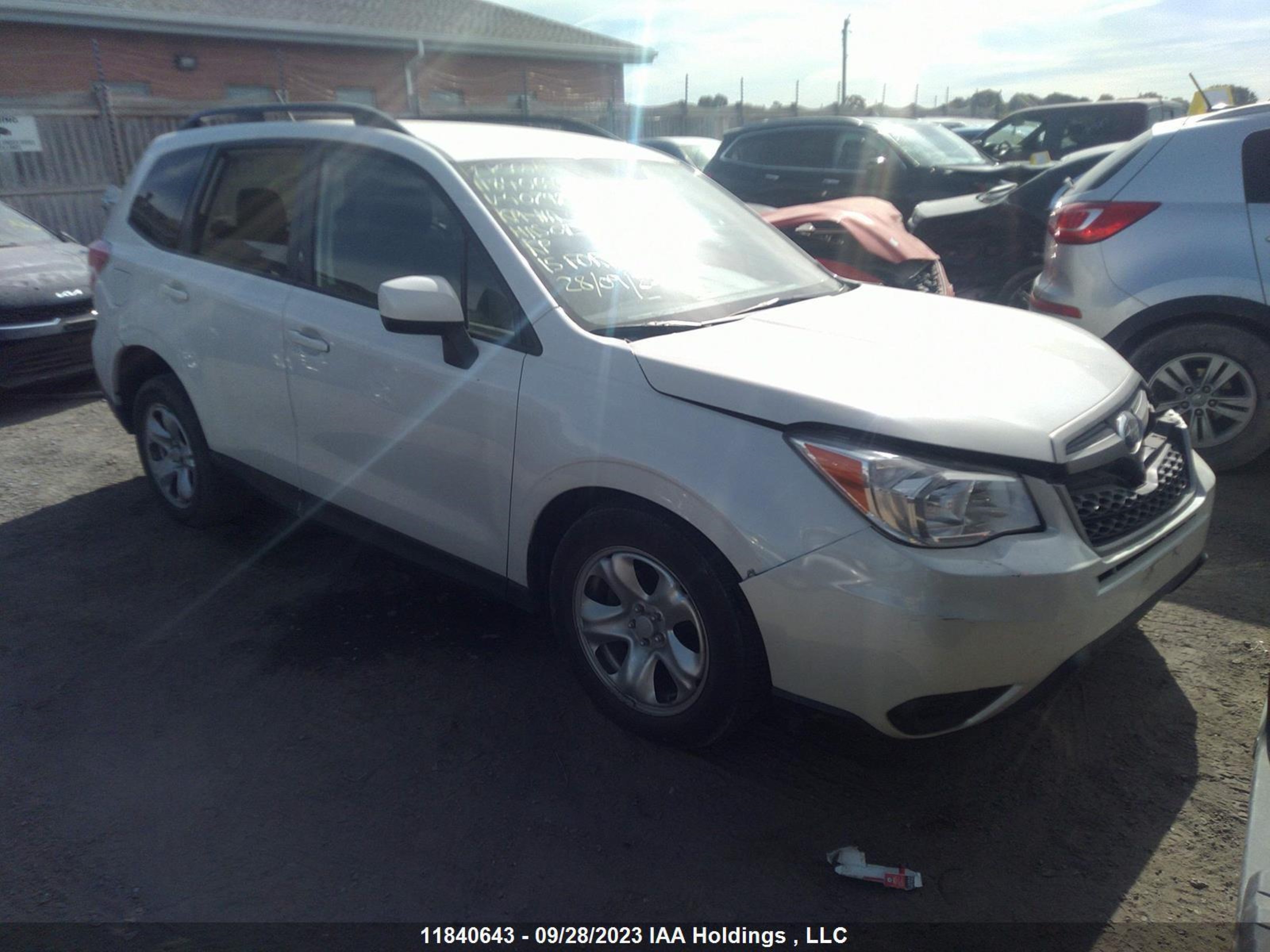 SUBARU FORESTER 2015 jf2sjcbcxfg407923