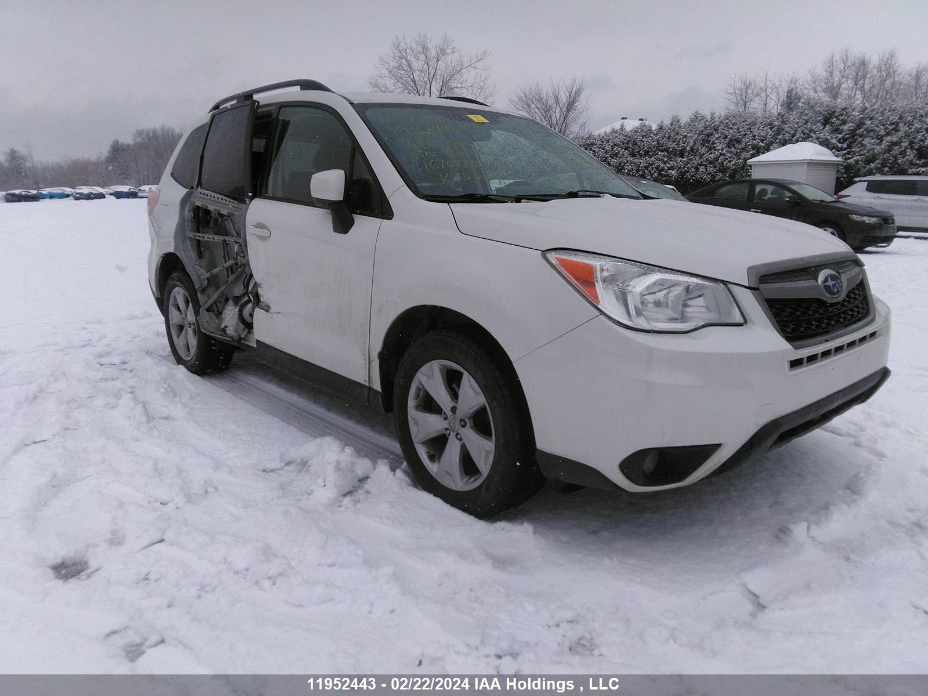 SUBARU FORESTER 2016 jf2sjccc5gh402560