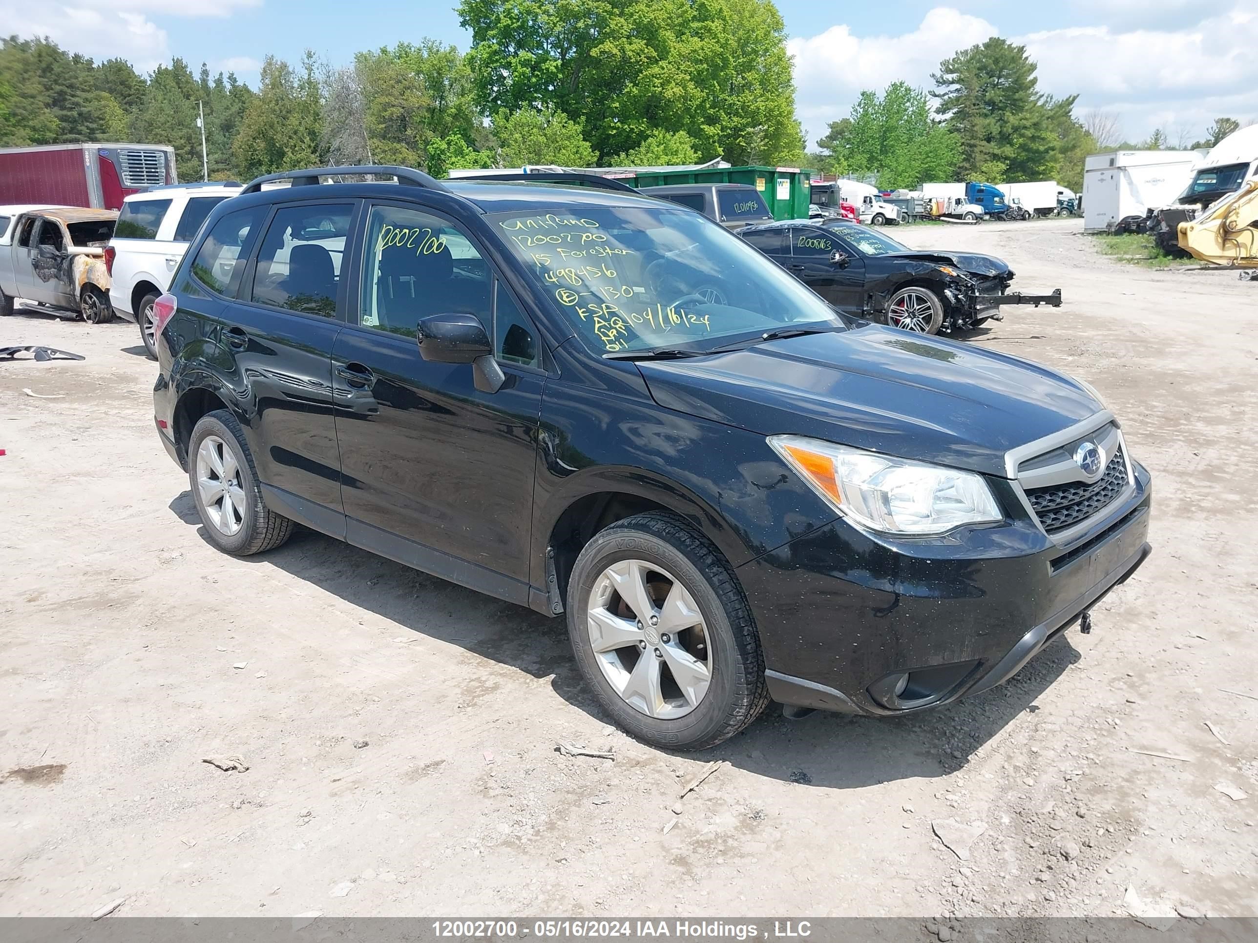 SUBARU FORESTER 2015 jf2sjccc8fh498456