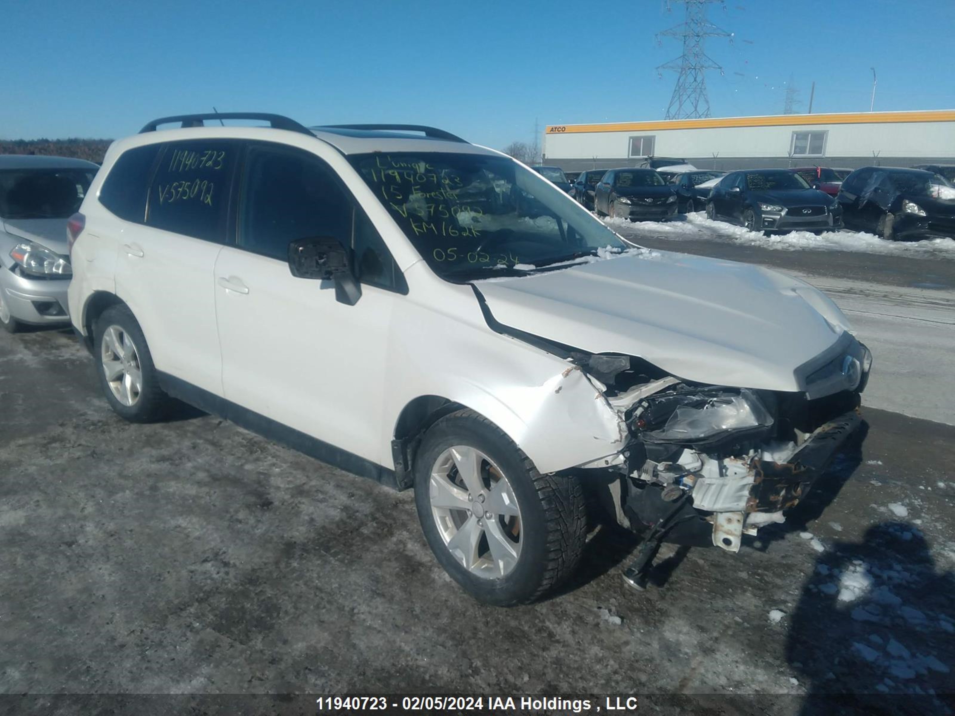 SUBARU FORESTER 2015 jf2sjcnc2fh575092