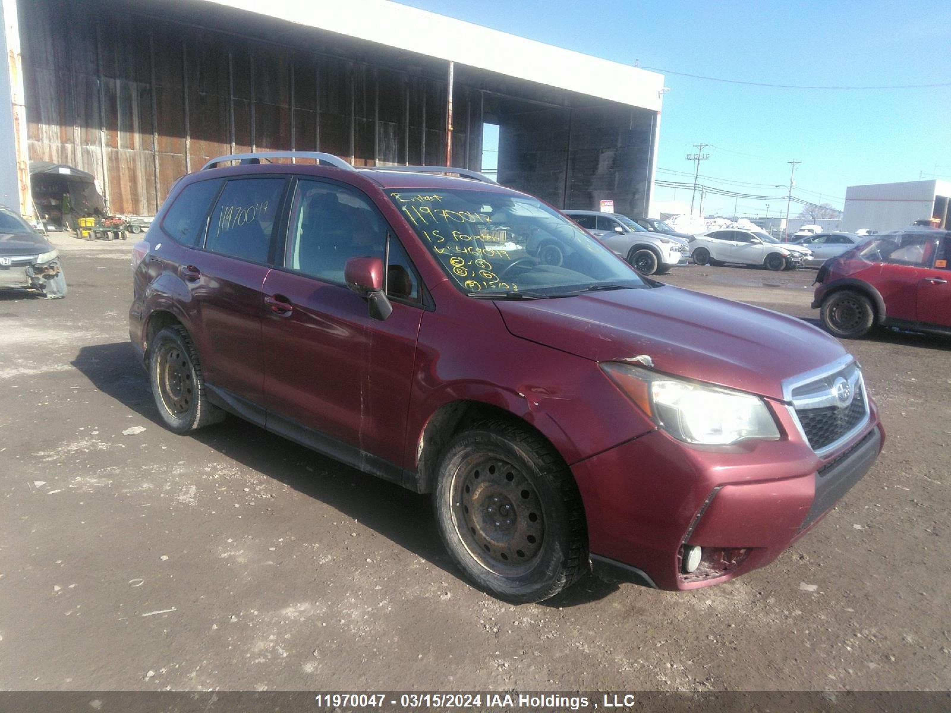 SUBARU FORESTER 2015 jf2sjhdcxfh469049