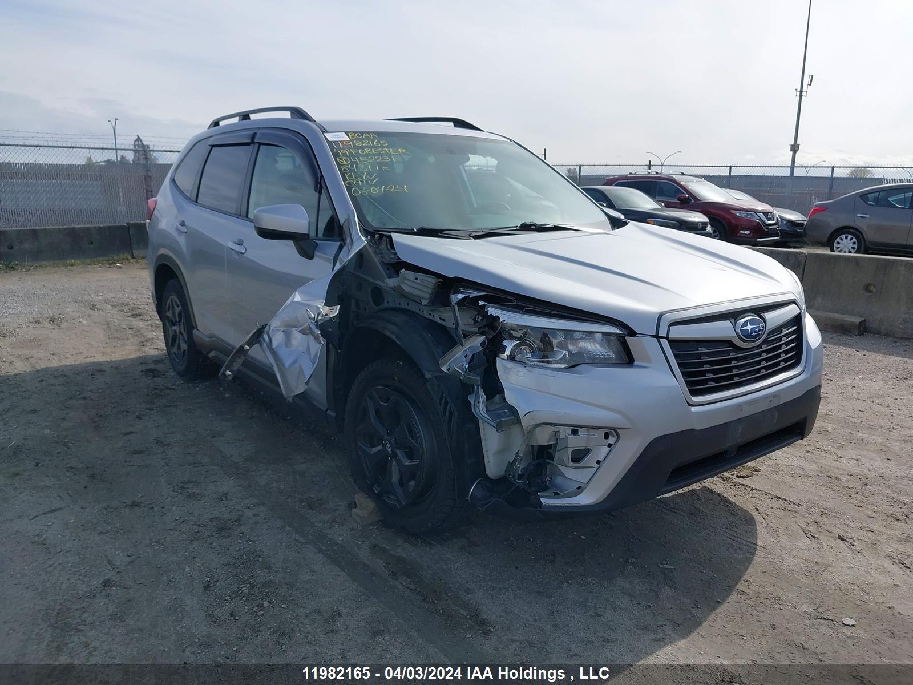 SUBARU FORESTER 2019 jf2skedc5kh452231