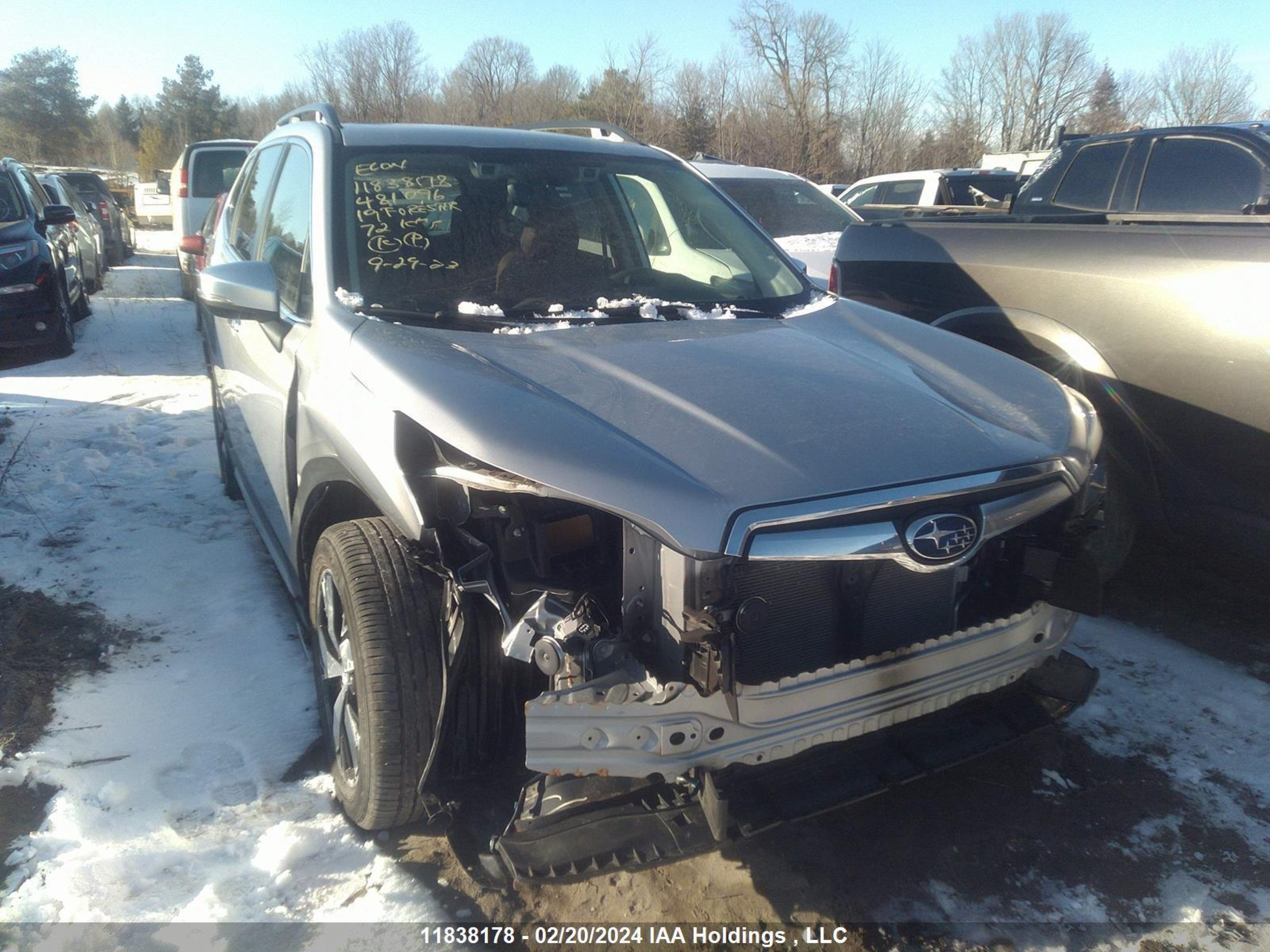 SUBARU FORESTER 2019 jf2skewc9kh481096