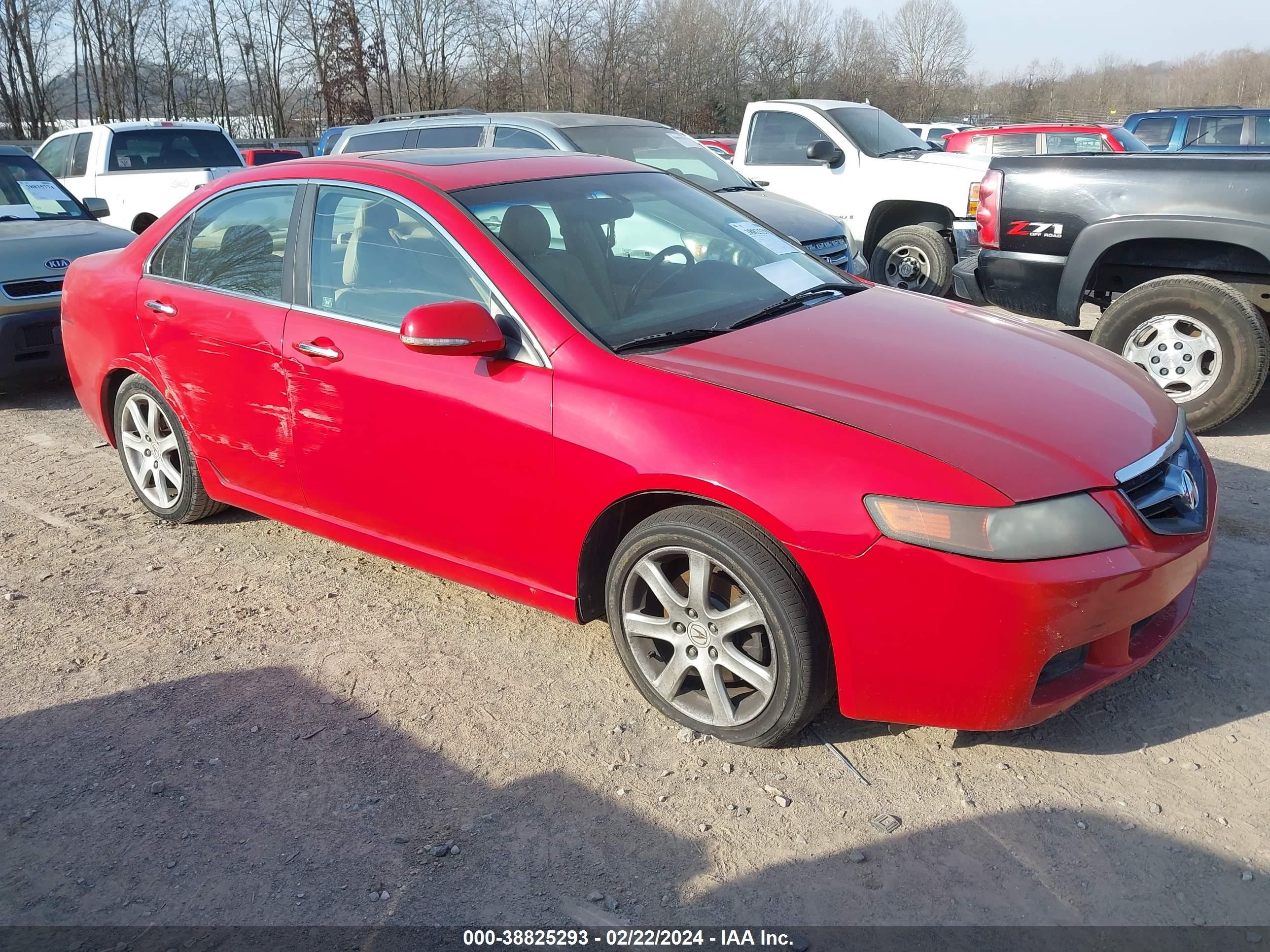 ACURA TSX 2005 jh4cl96805c001238