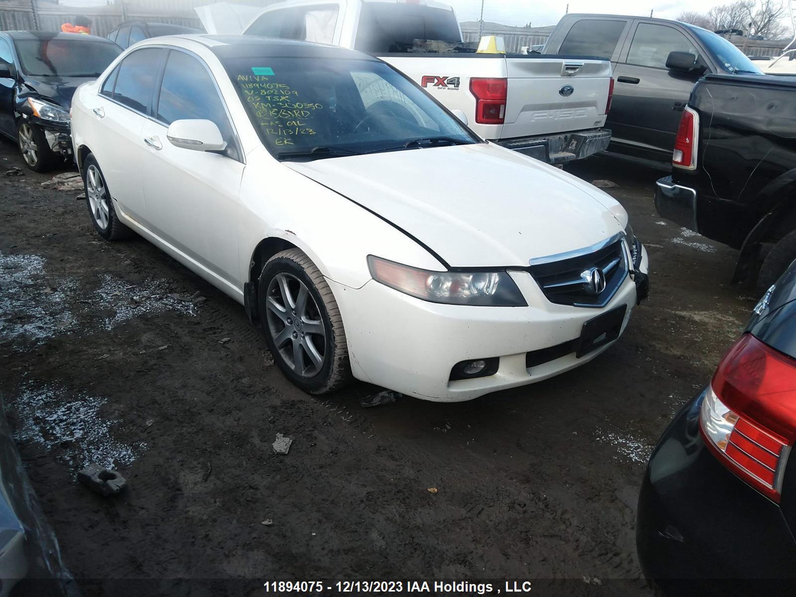 ACURA TSX 2005 jh4cl96865c802109