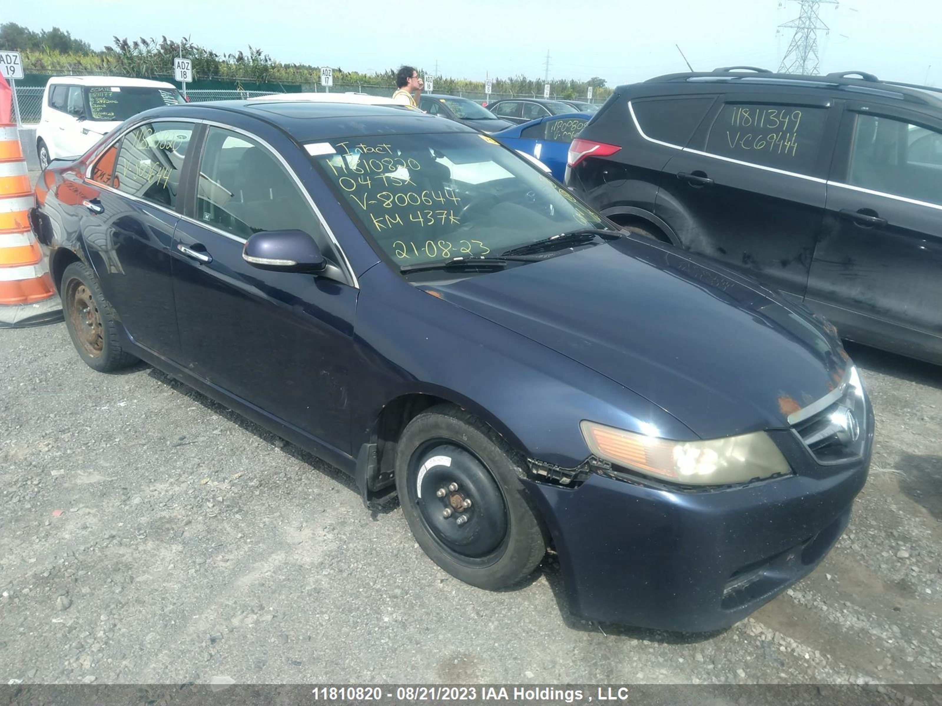 ACURA TSX 2004 jh4cl96894c800644