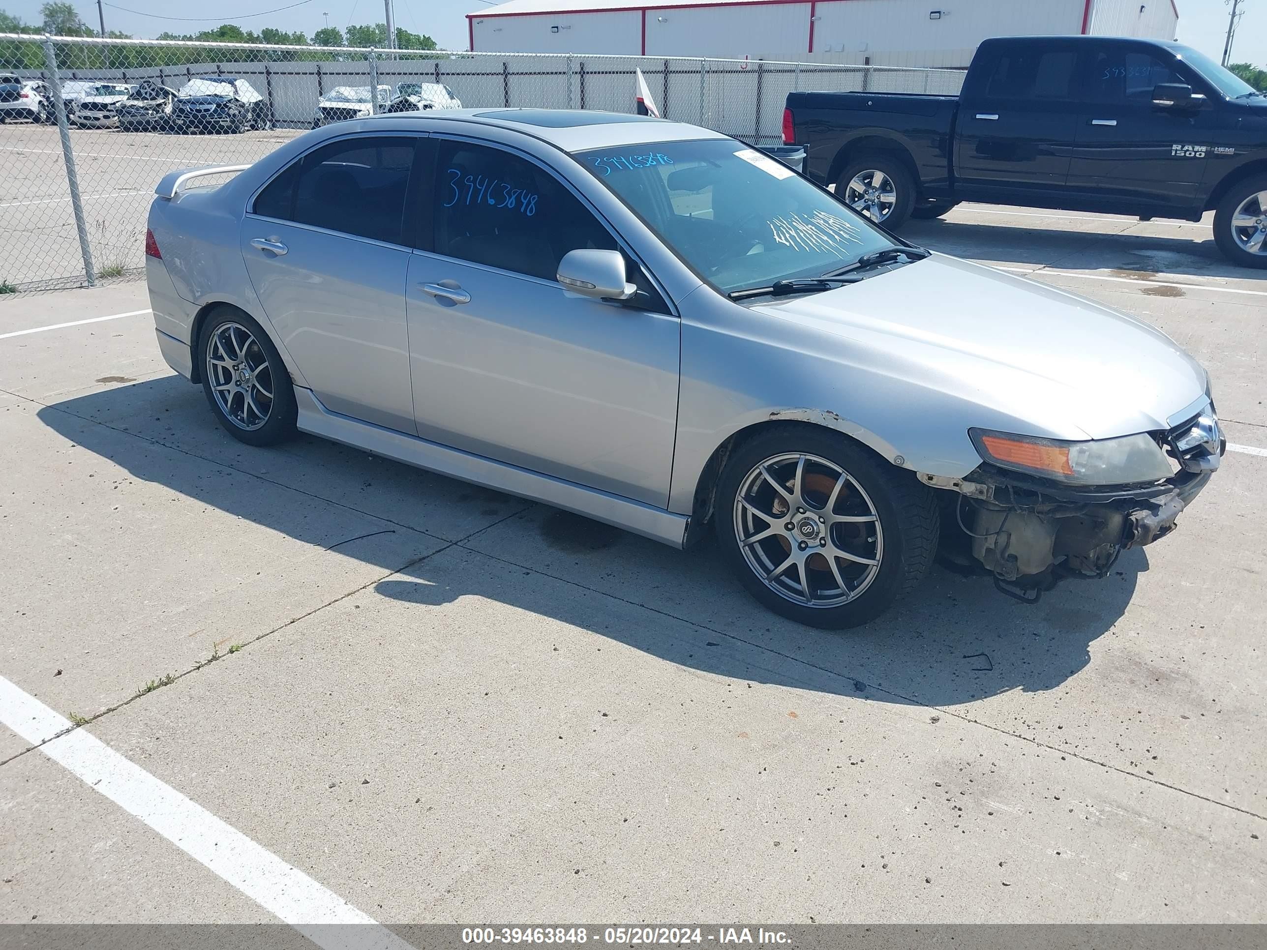 ACURA TSX 2004 jh4cl968x4c003187