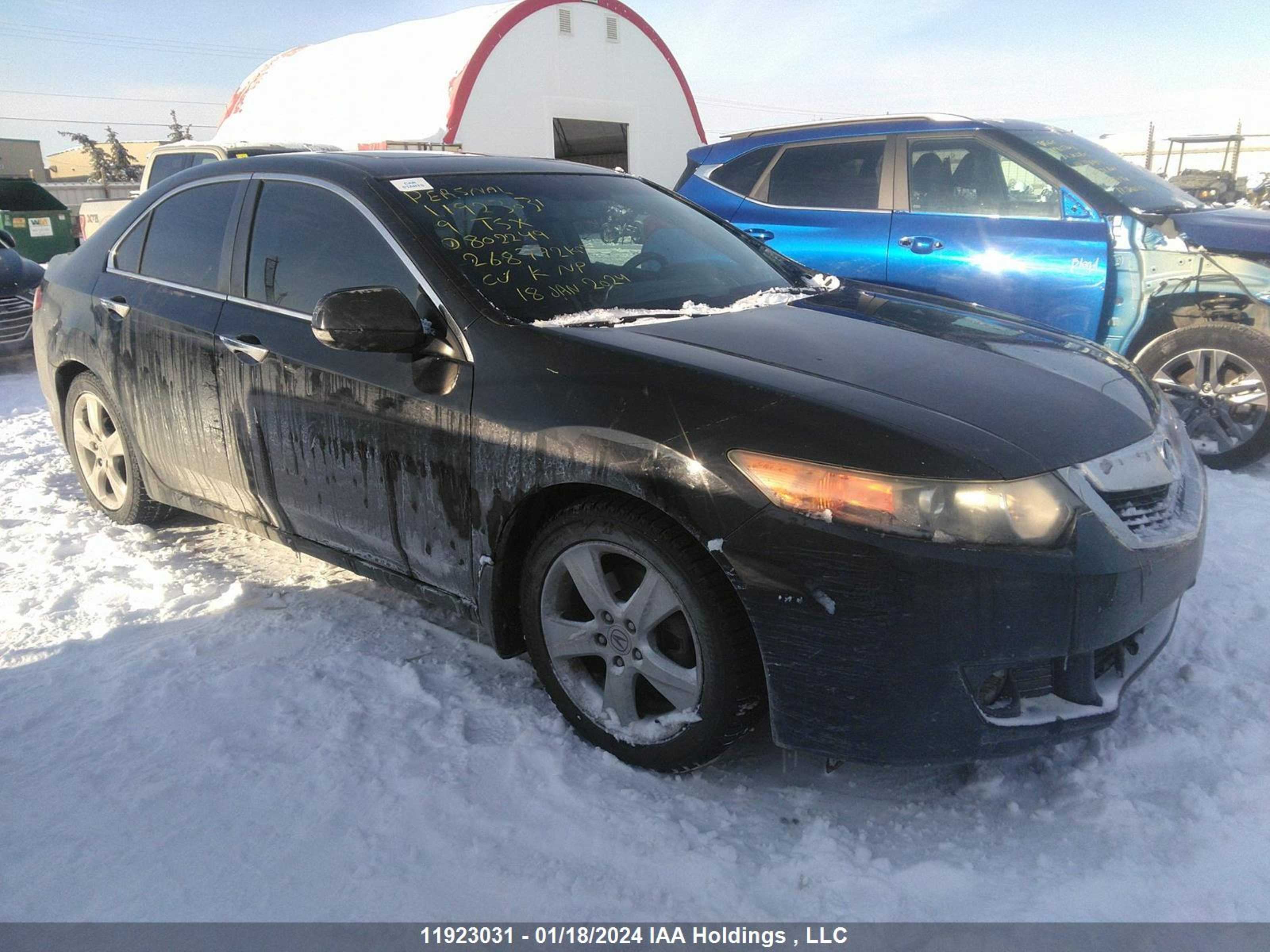 ACURA TSX 2009 jh4cu266x9c802249