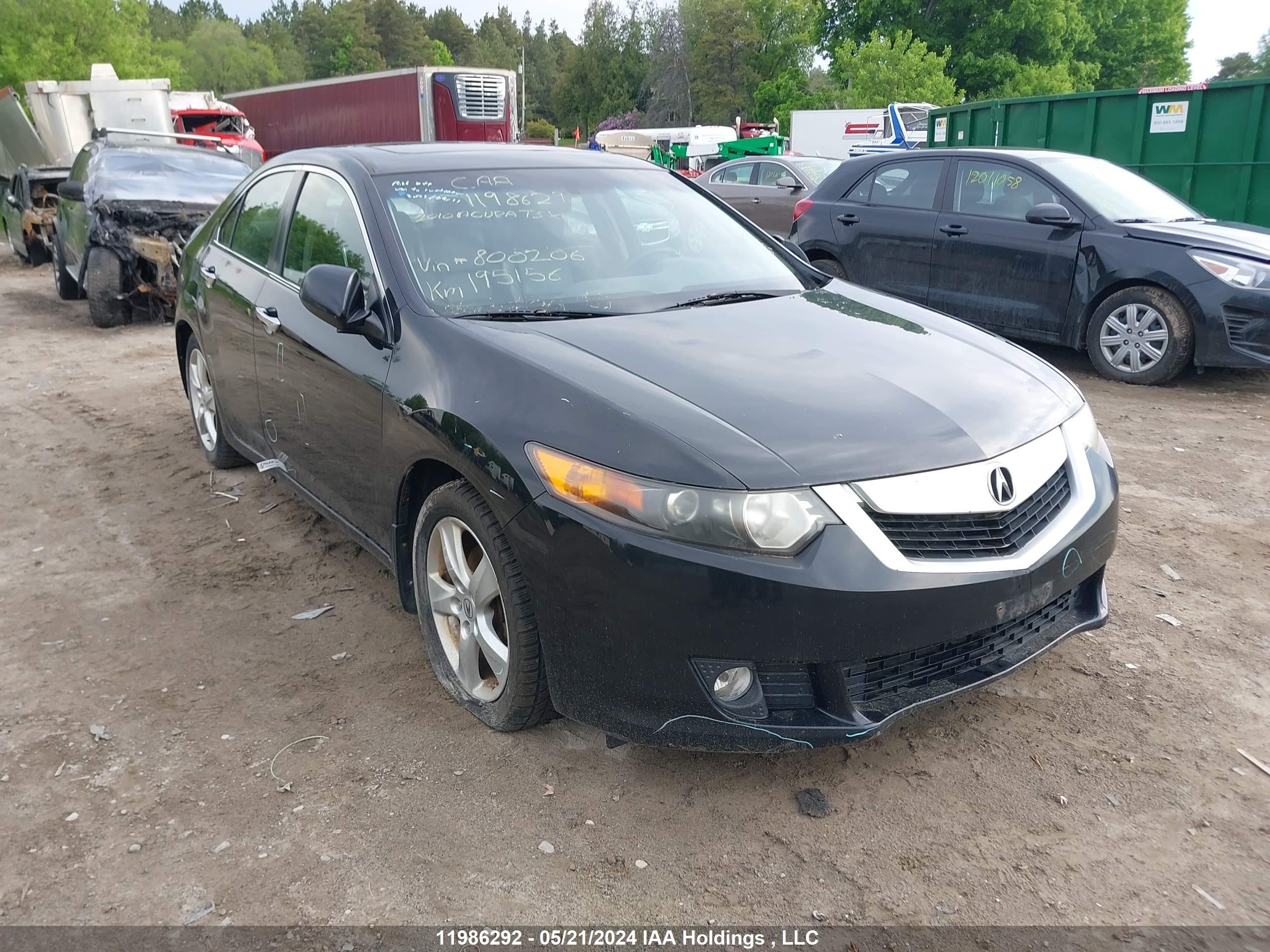 ACURA TSX 2010 jh4cu2f69ac800206