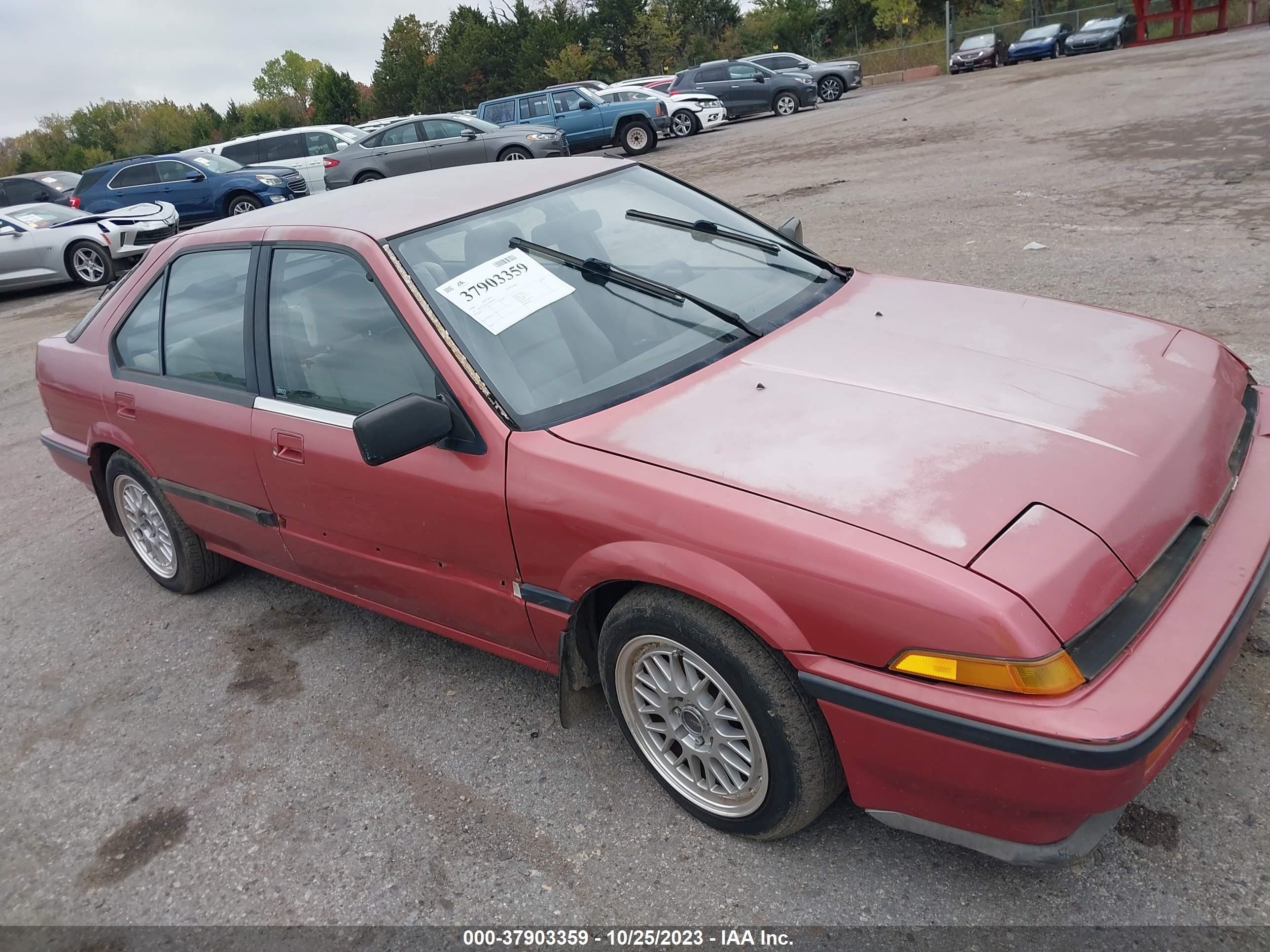 ACURA INTEGRA 1986 jh4da1741gs008196