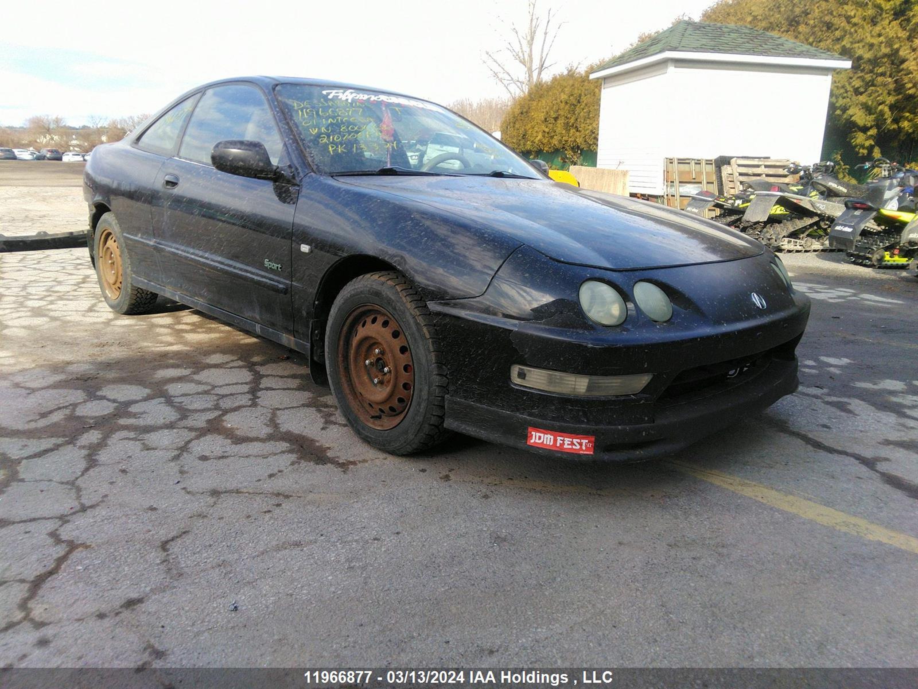 ACURA INTEGRA 2001 jh4dc44771s800662