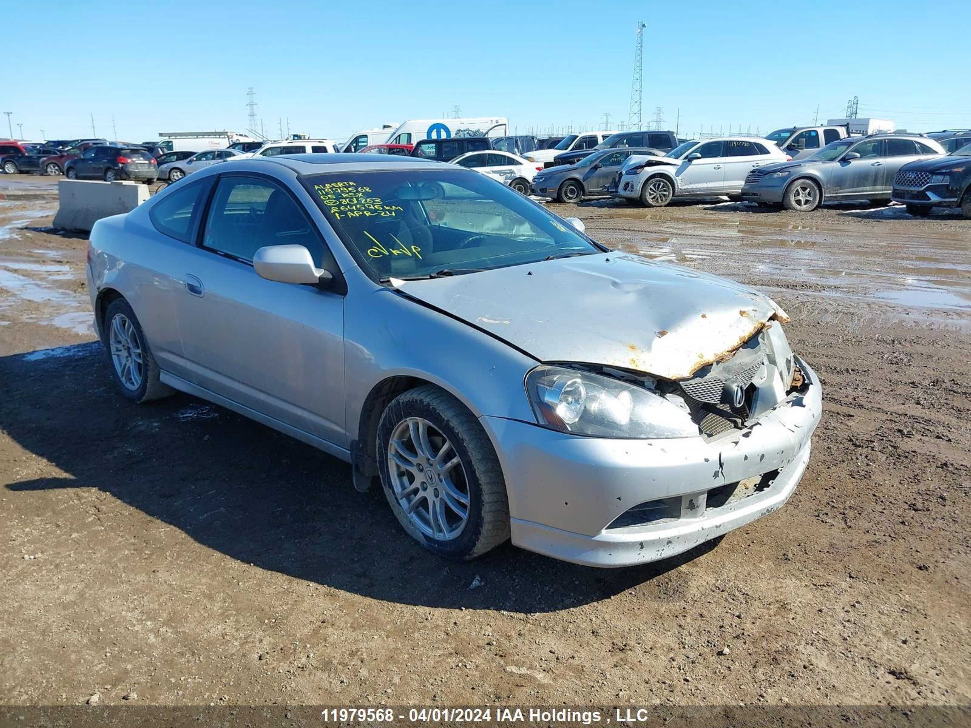 ACURA RSX 2005 jh4dc53815s801263