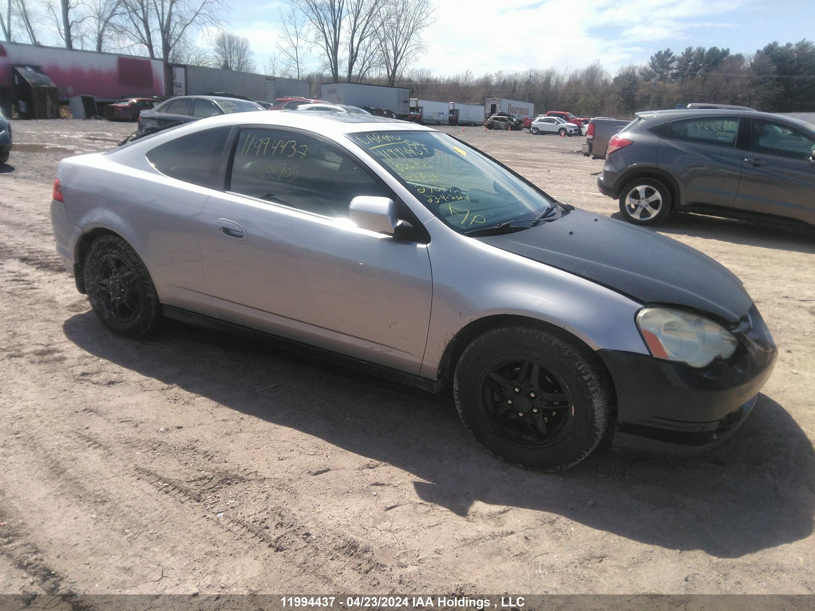 ACURA RSX 2003 jh4dc53863s800705