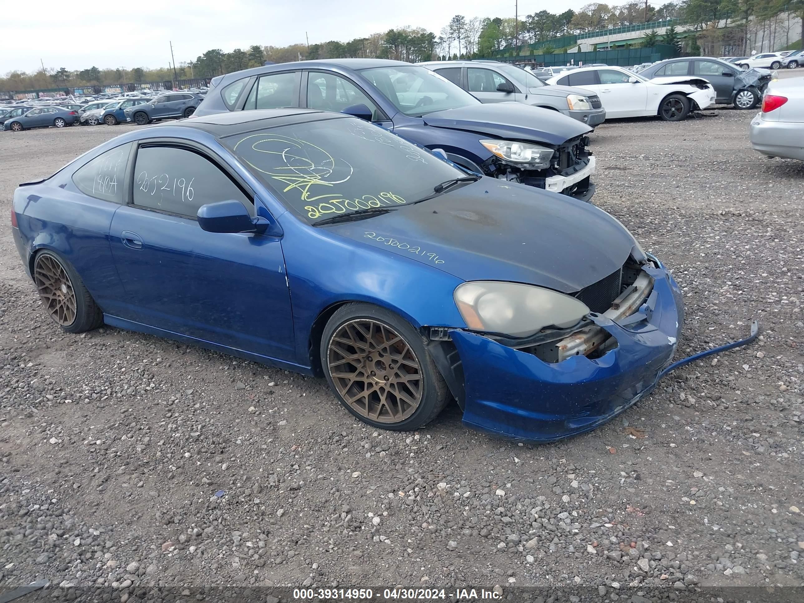 ACURA RSX 2002 jh4dc54822c019526