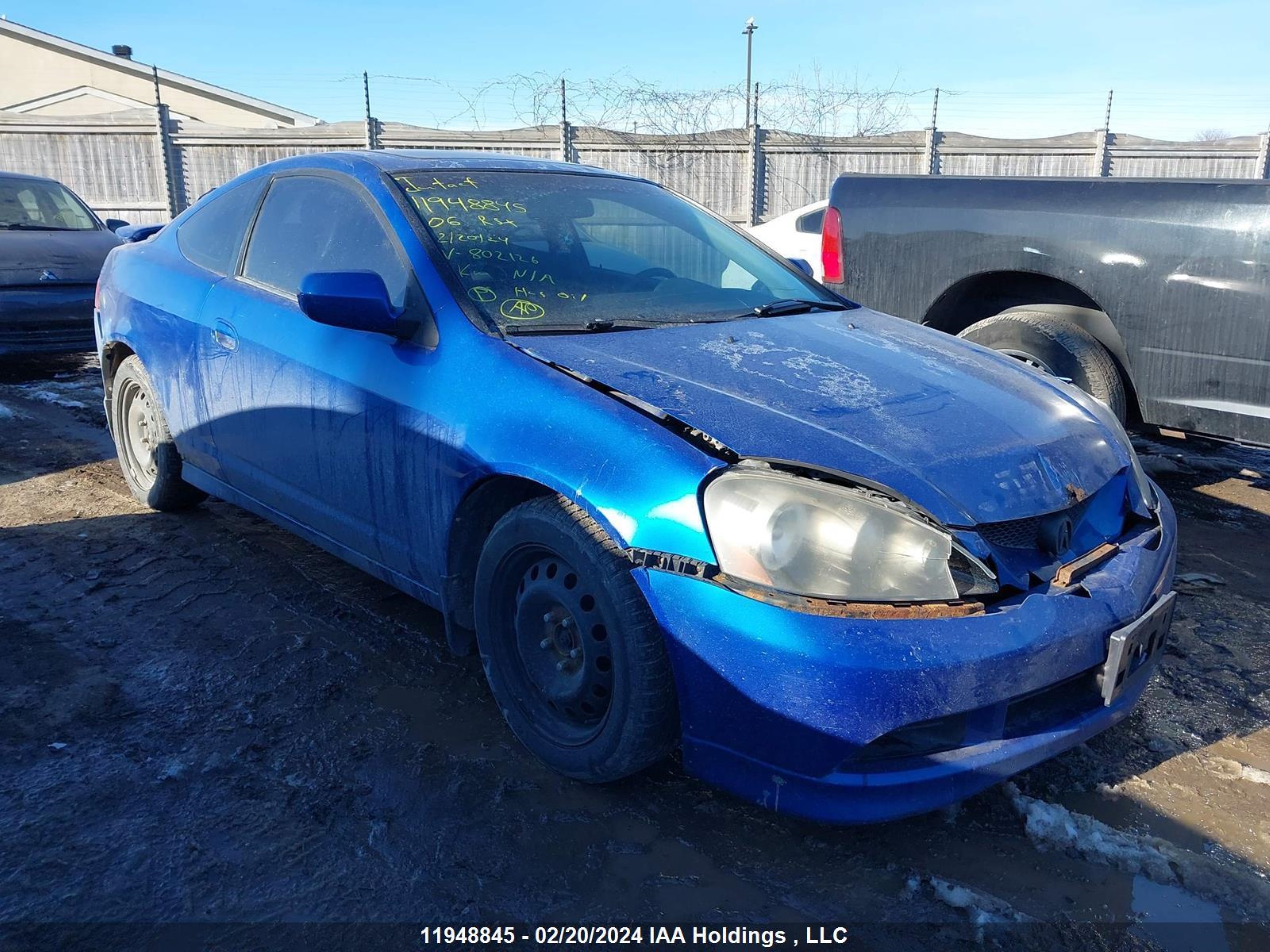 ACURA RSX 2006 jh4dc54876s802126