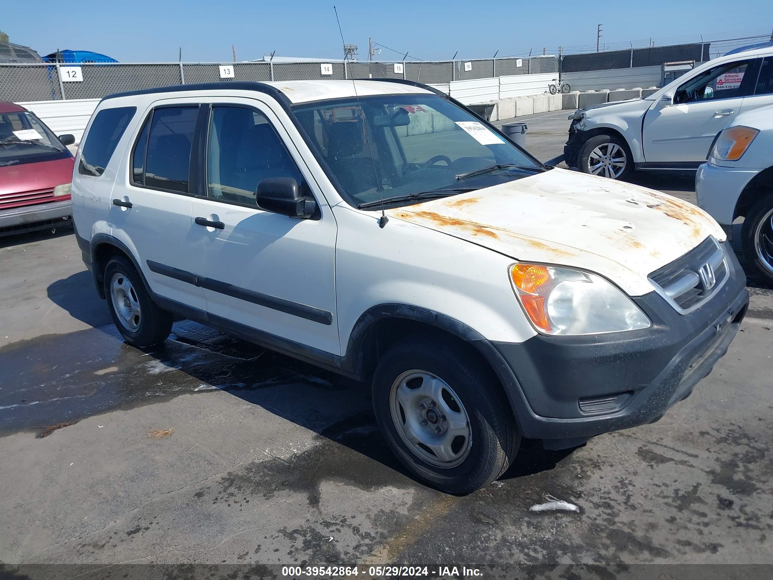 HONDA CR-V 2004 jhlrd68444c022516