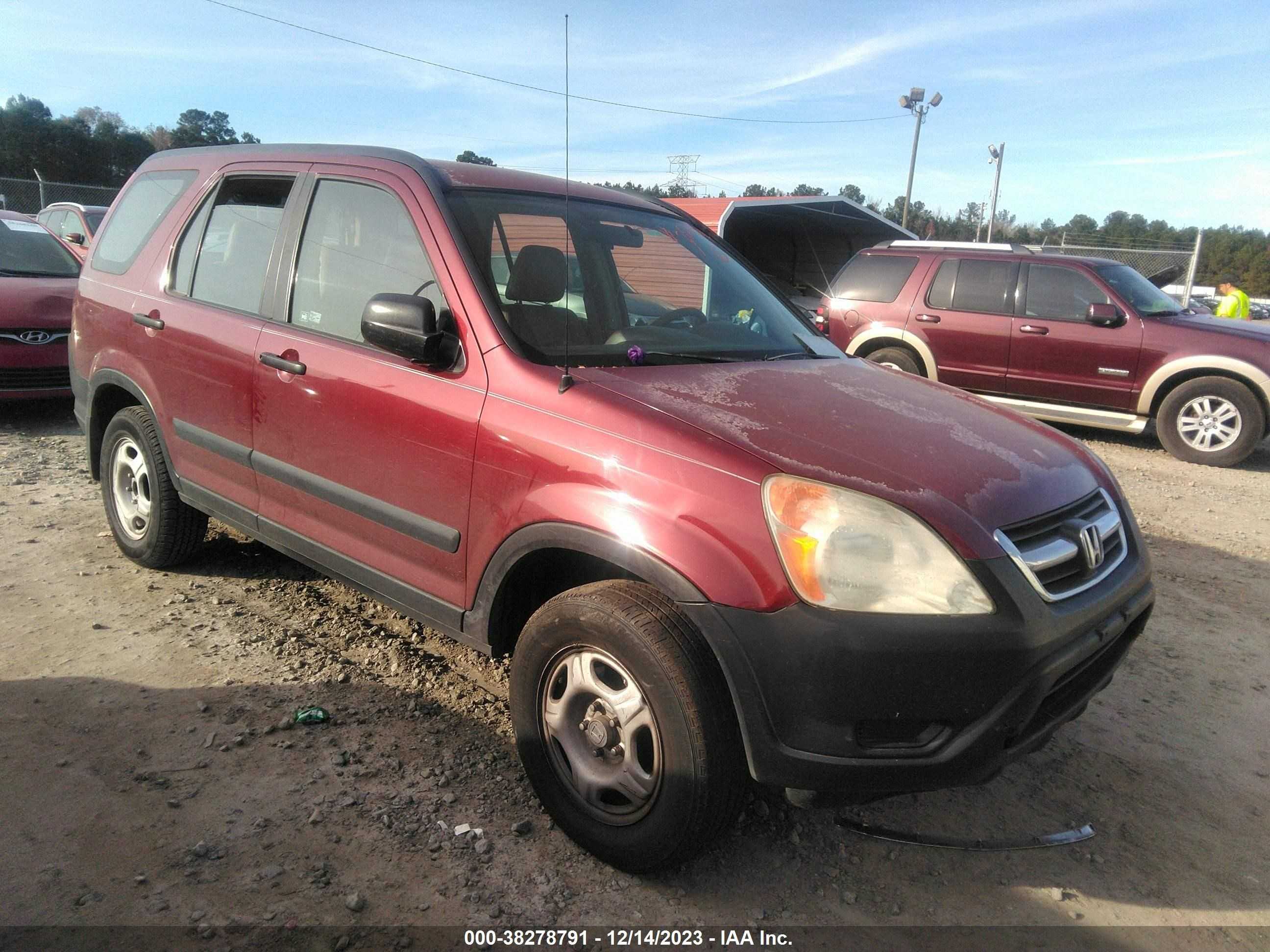 HONDA CR-V 2002 jhlrd68462c004693