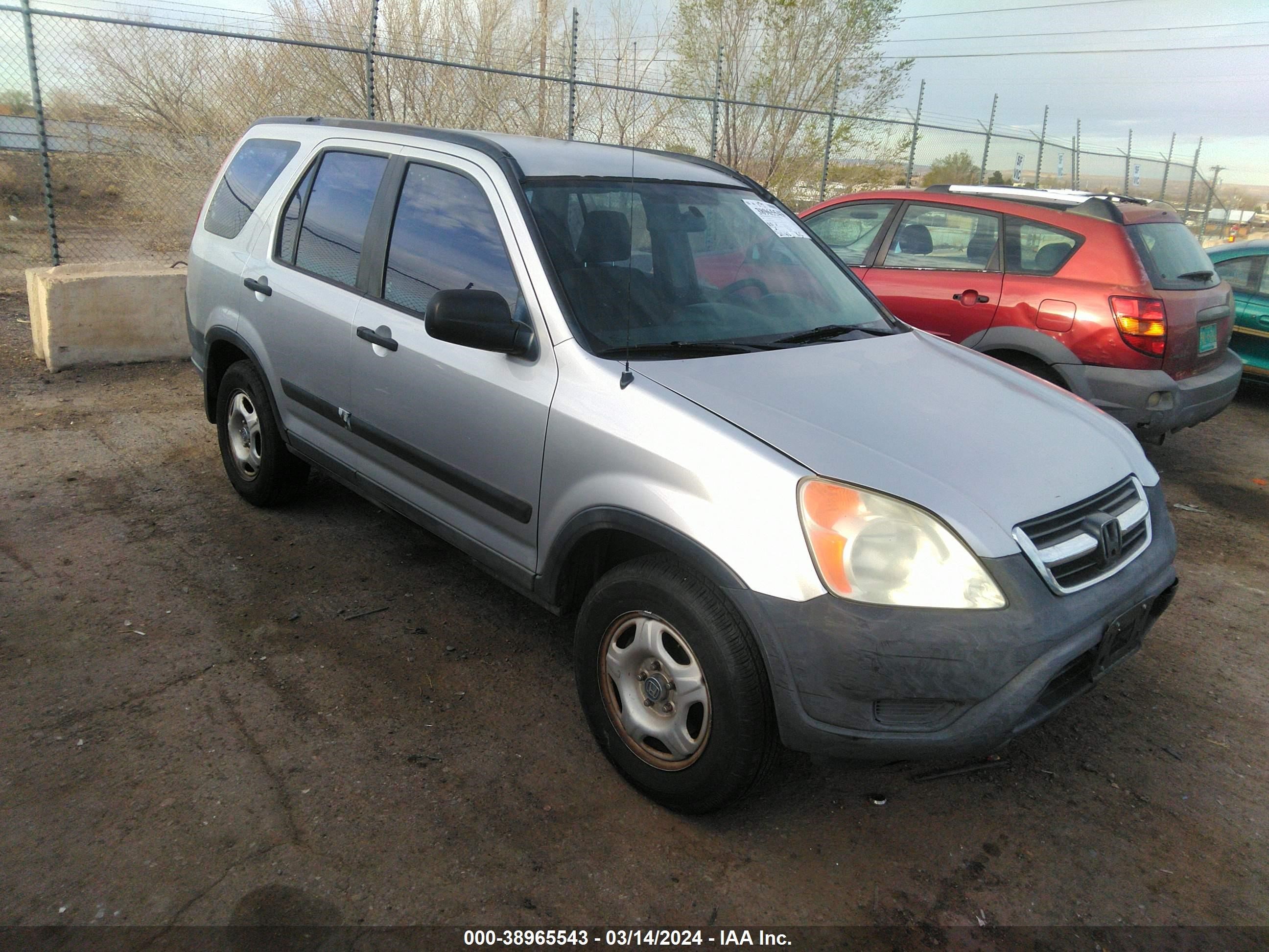 HONDA CR-V 2003 jhlrd68463c001598