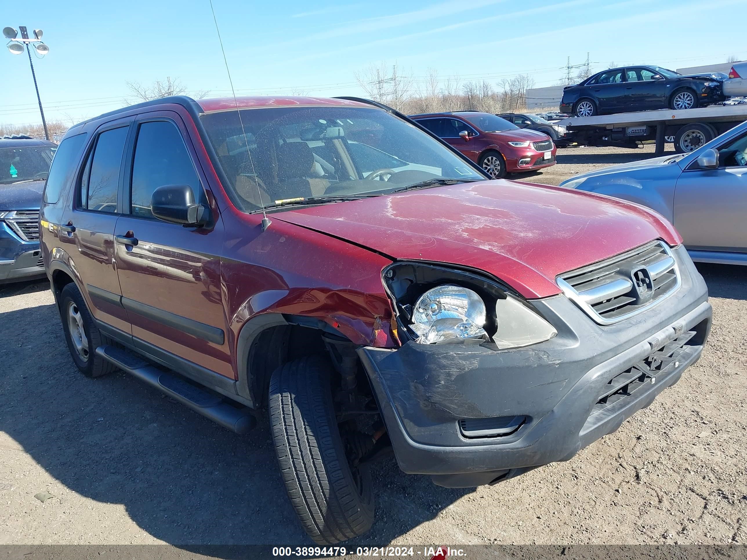 HONDA CR-V 2004 jhlrd68464c016748