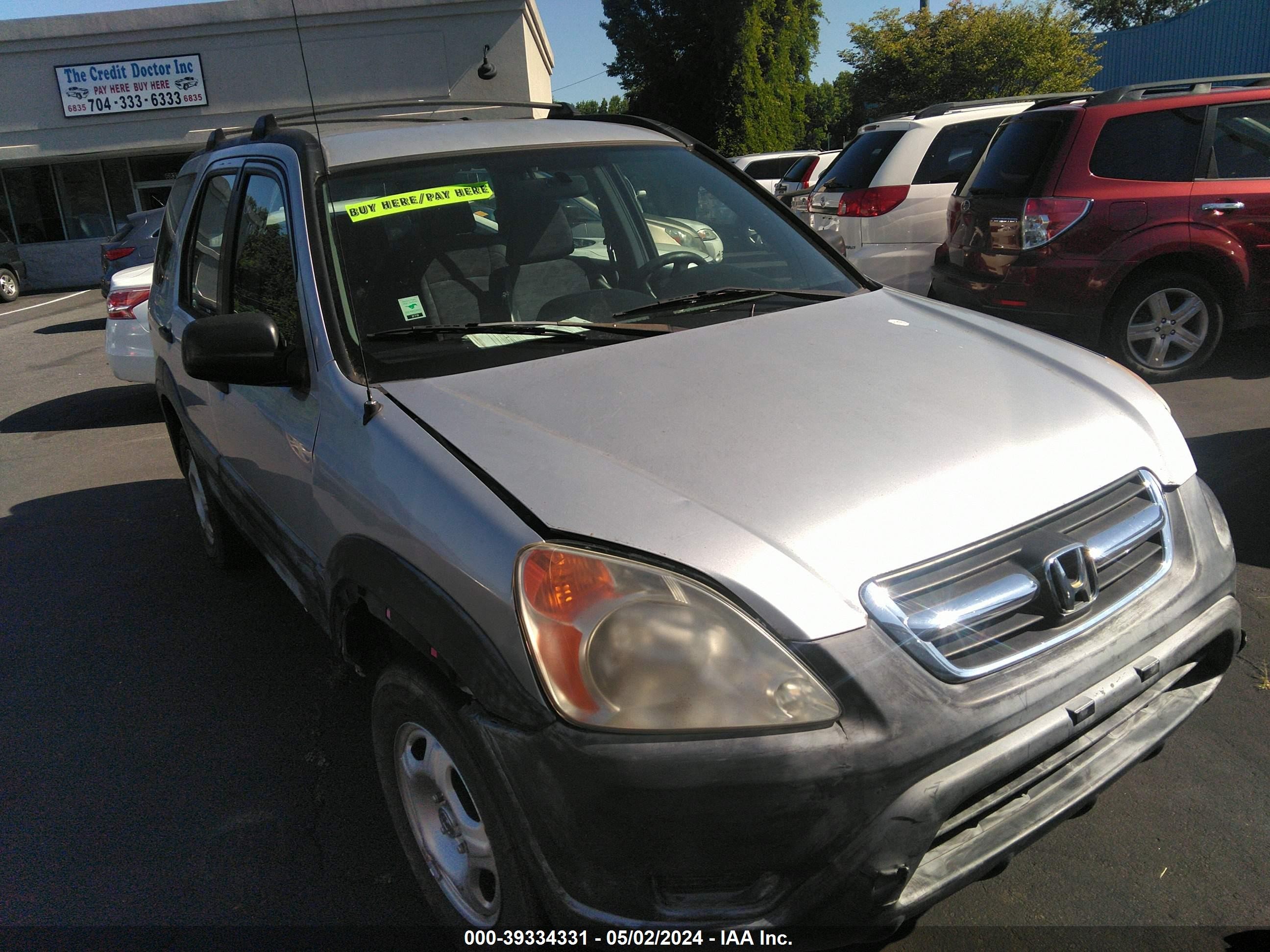 HONDA CR-V 2002 jhlrd68482c012245