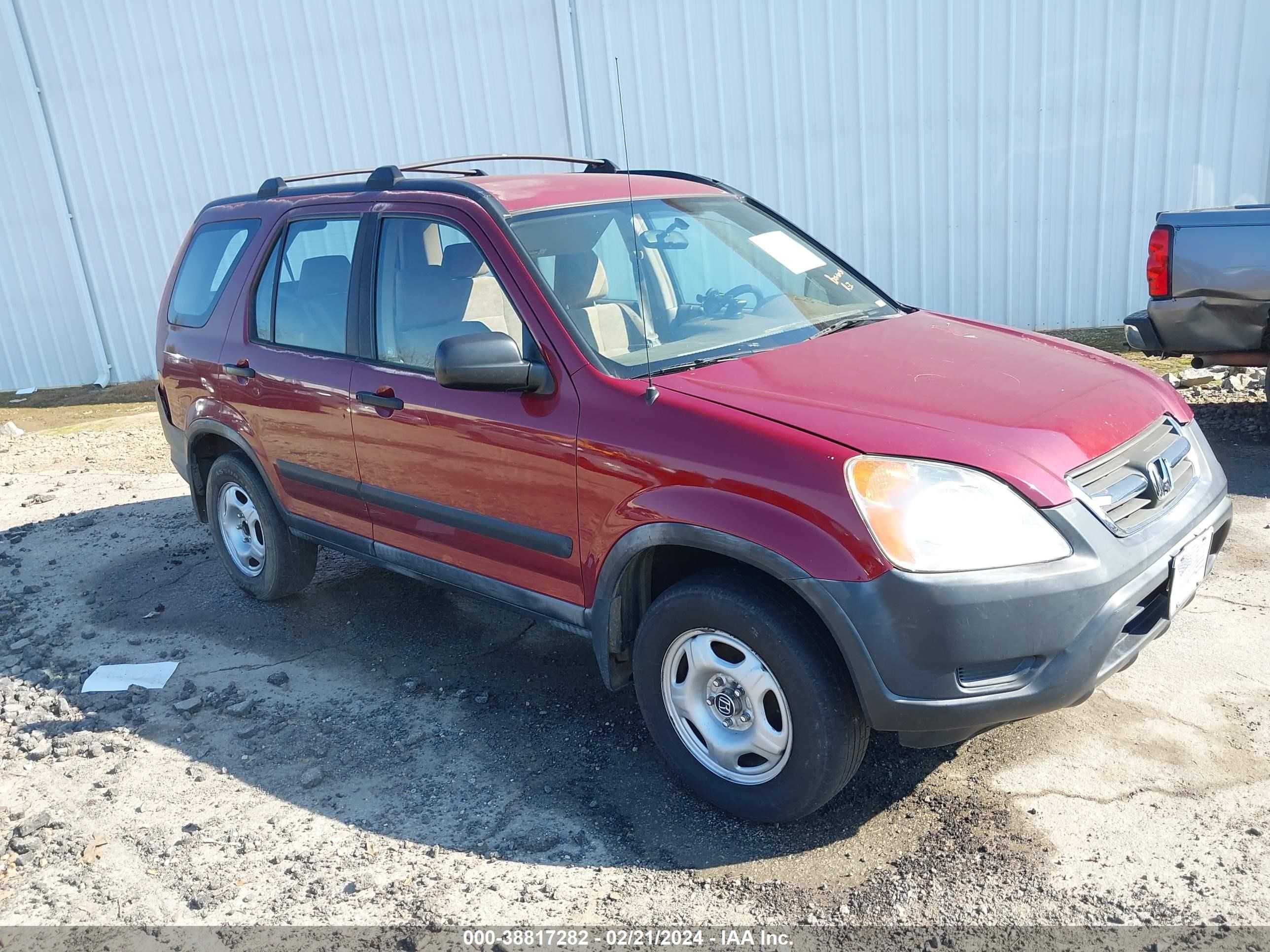 HONDA CR-V 2002 jhlrd68492c022959