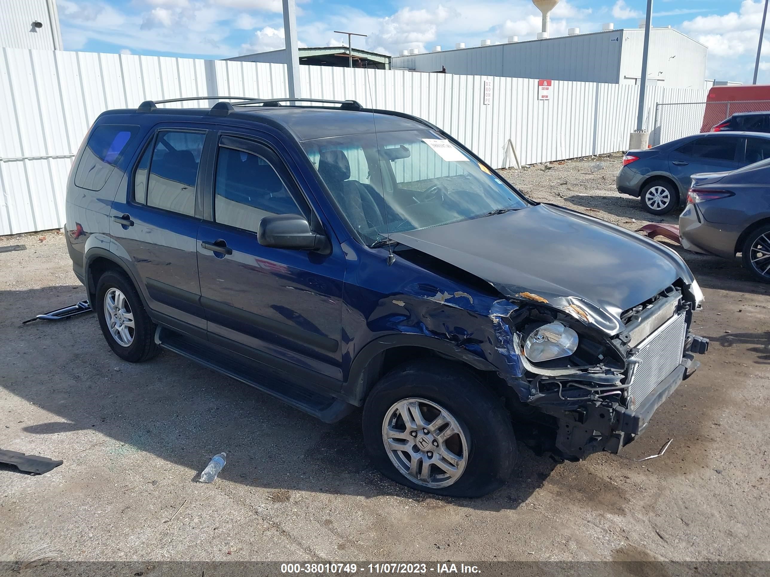 HONDA CR-V 2004 jhlrd684x4c011102