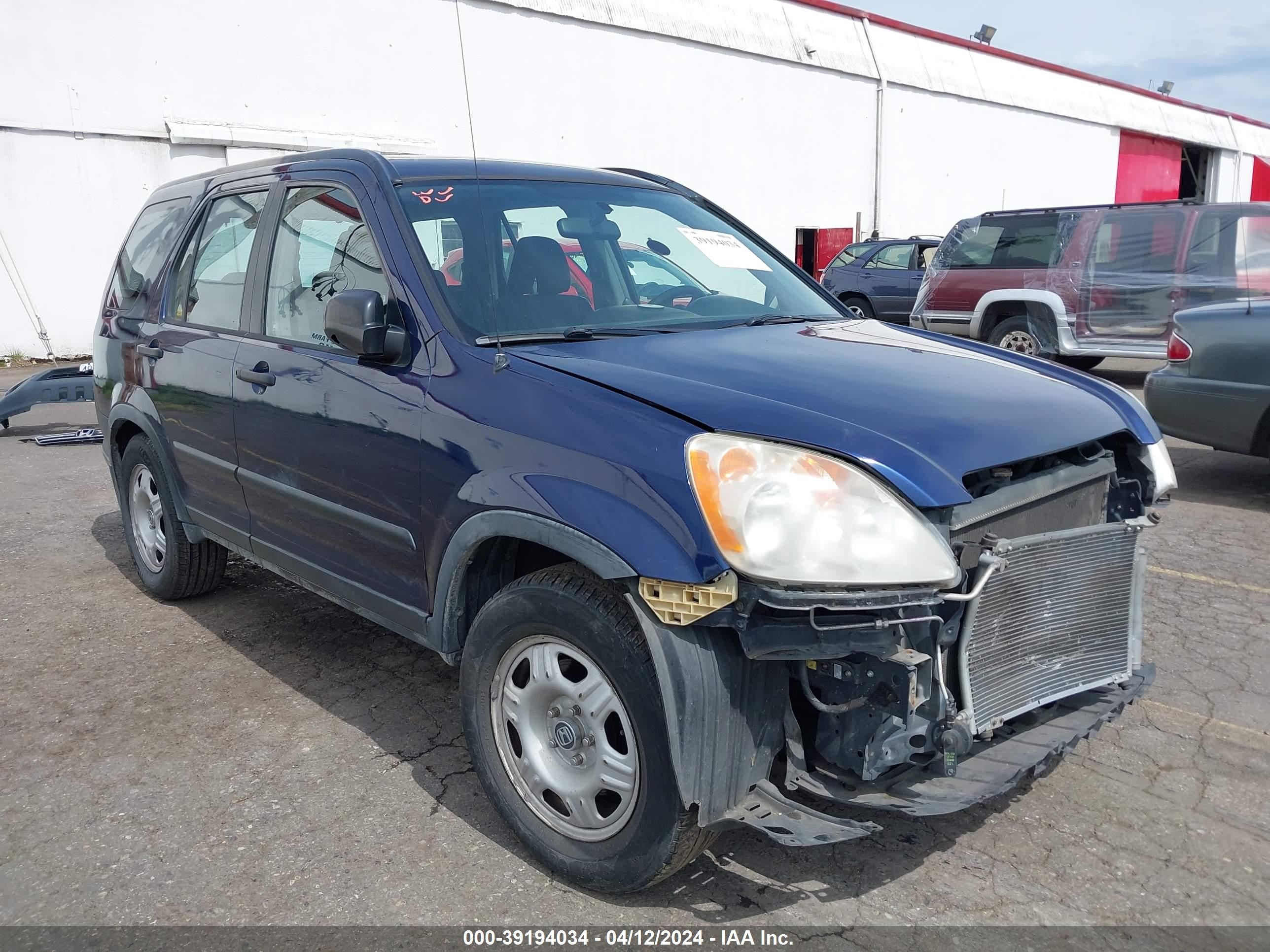 HONDA CR-V 2005 jhlrd68525c010102