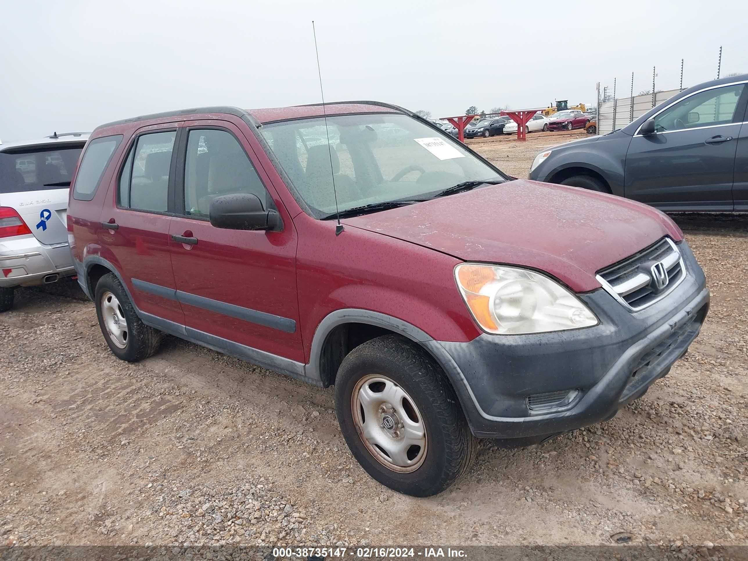 HONDA CR-V 2004 jhlrd68534c016280