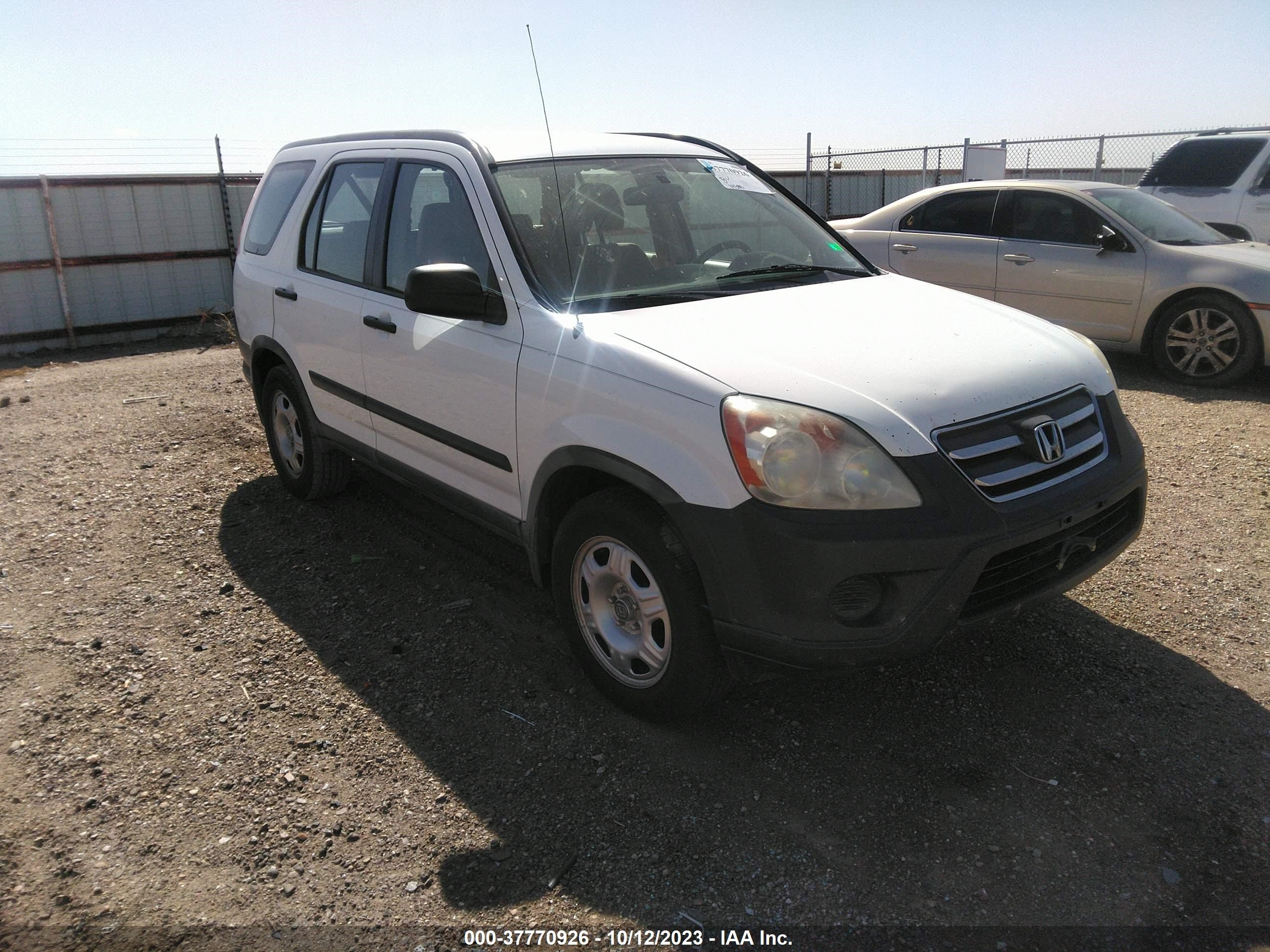 HONDA CR-V 2006 jhlrd68556c006501