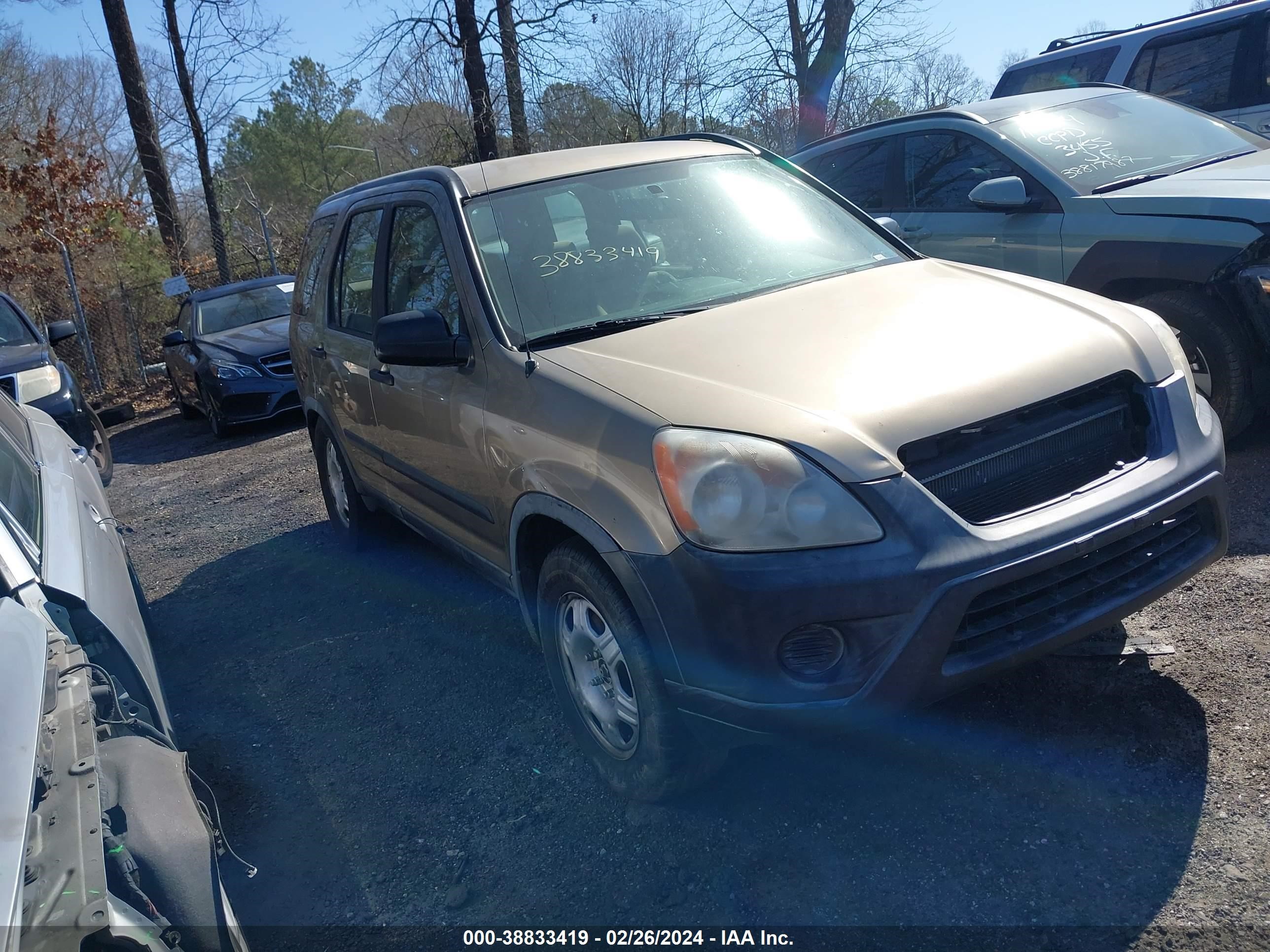 HONDA CR-V 2005 jhlrd68595c004734