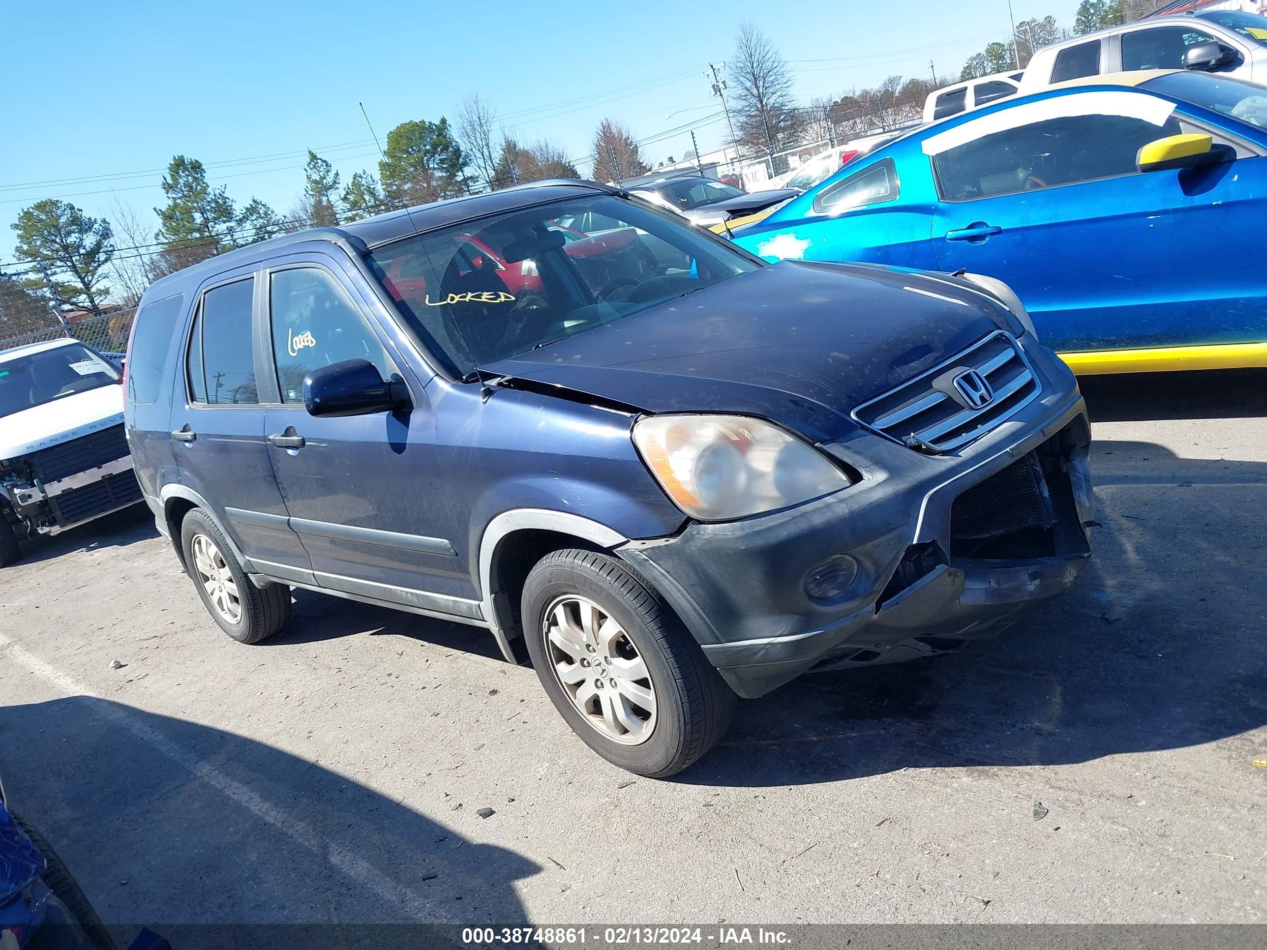 HONDA CR-V 2006 jhlrd68816c025928