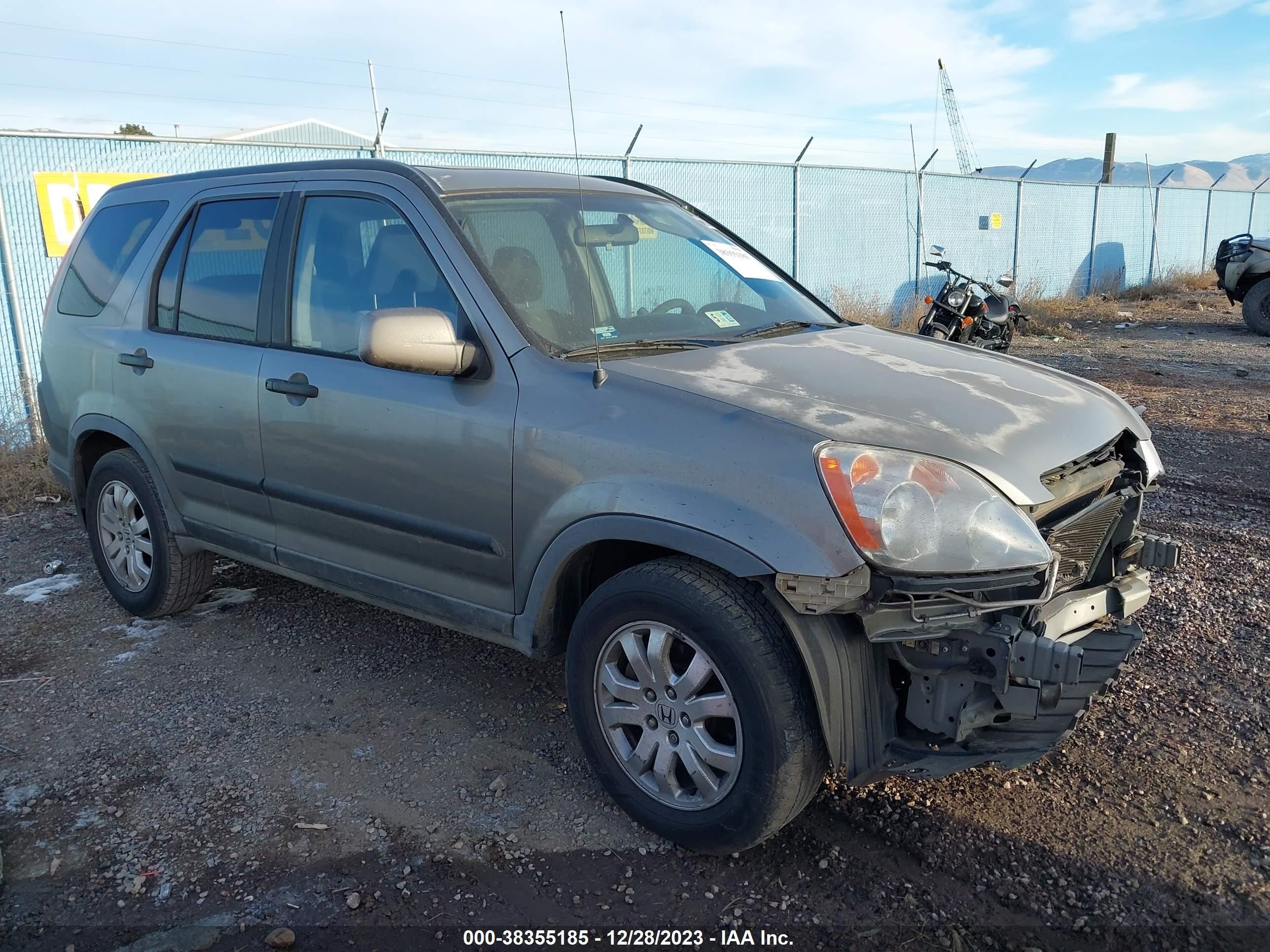 HONDA CR-V 2006 jhlrd68836c016616