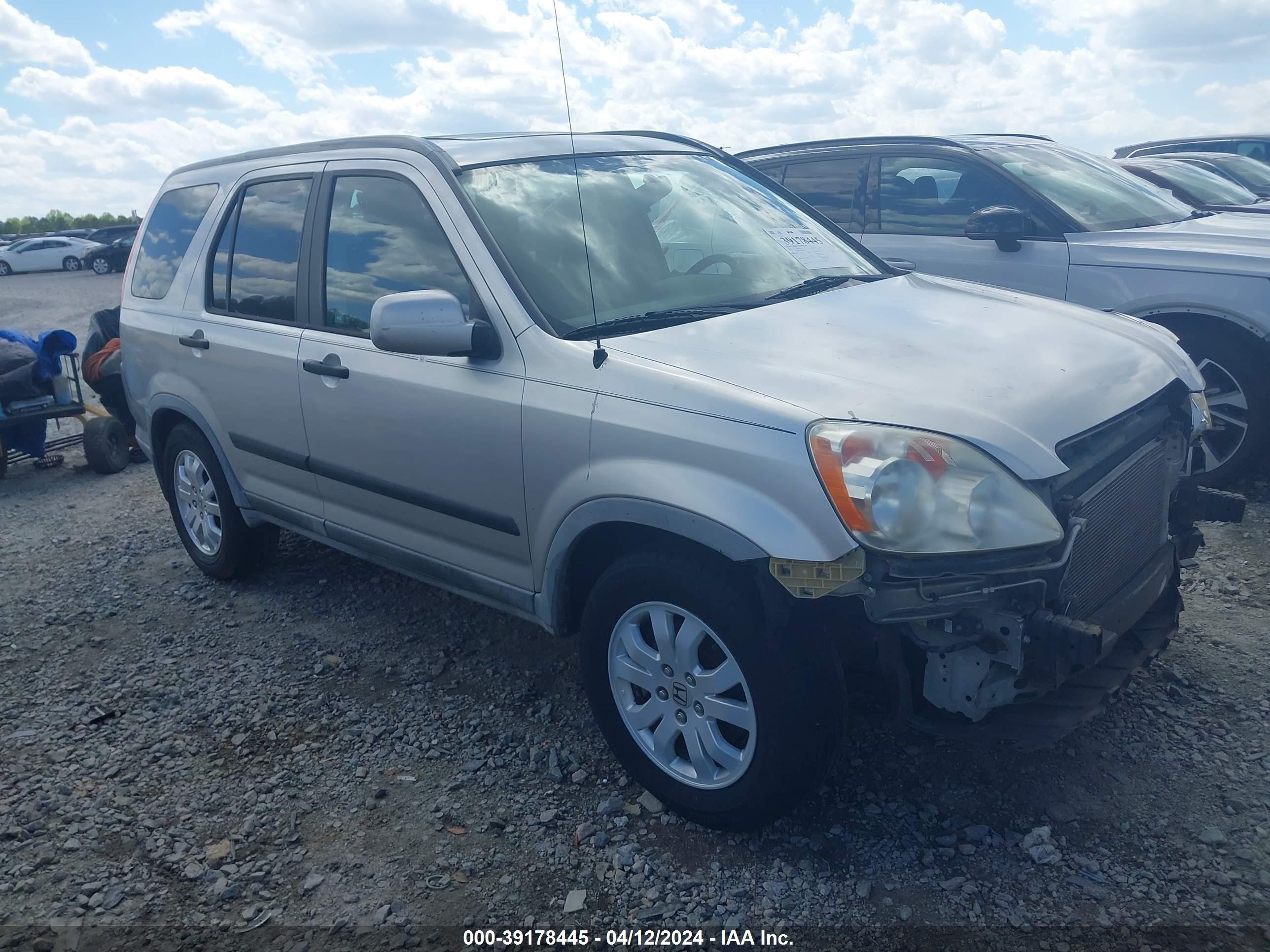 HONDA CR-V 2006 jhlrd68846c025292