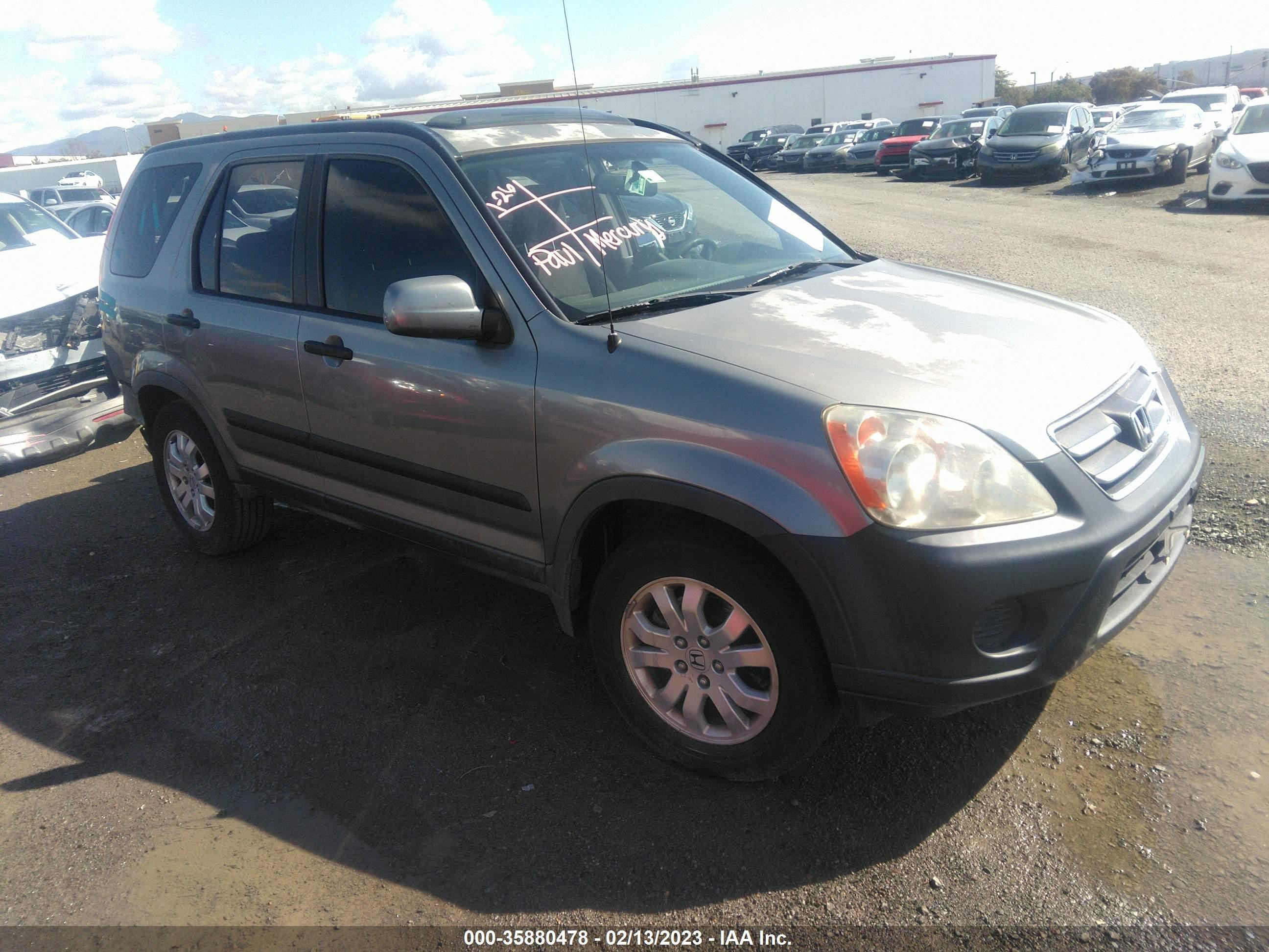 HONDA CR-V 2006 jhlrd68856c022112