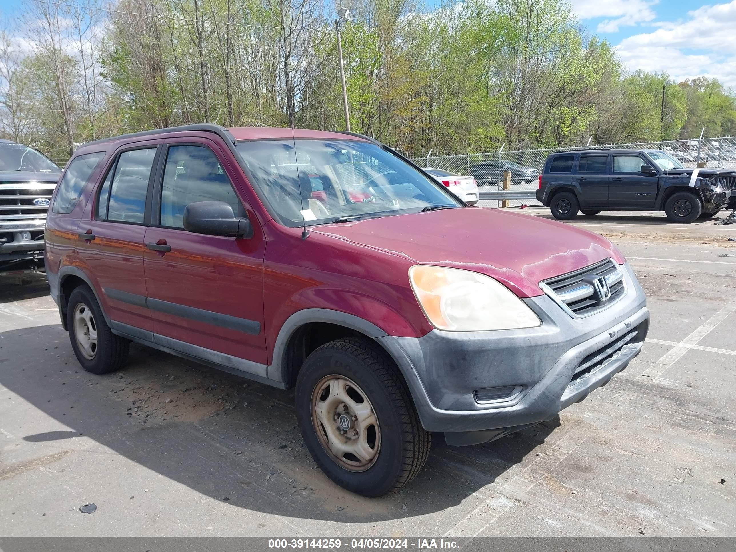 HONDA CR-V 2004 jhlrd78404c029744