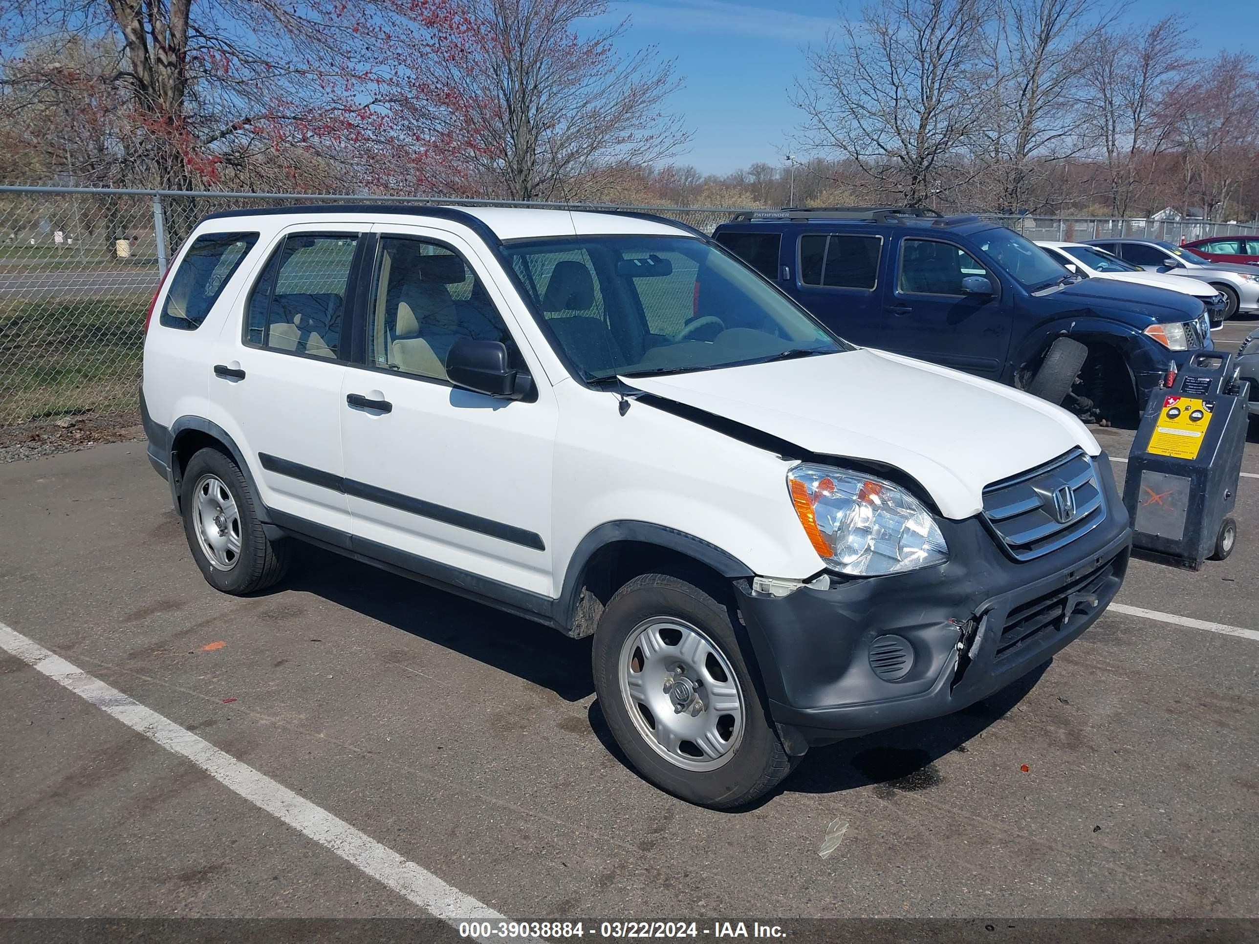 HONDA CR-V 2005 jhlrd78525c054087