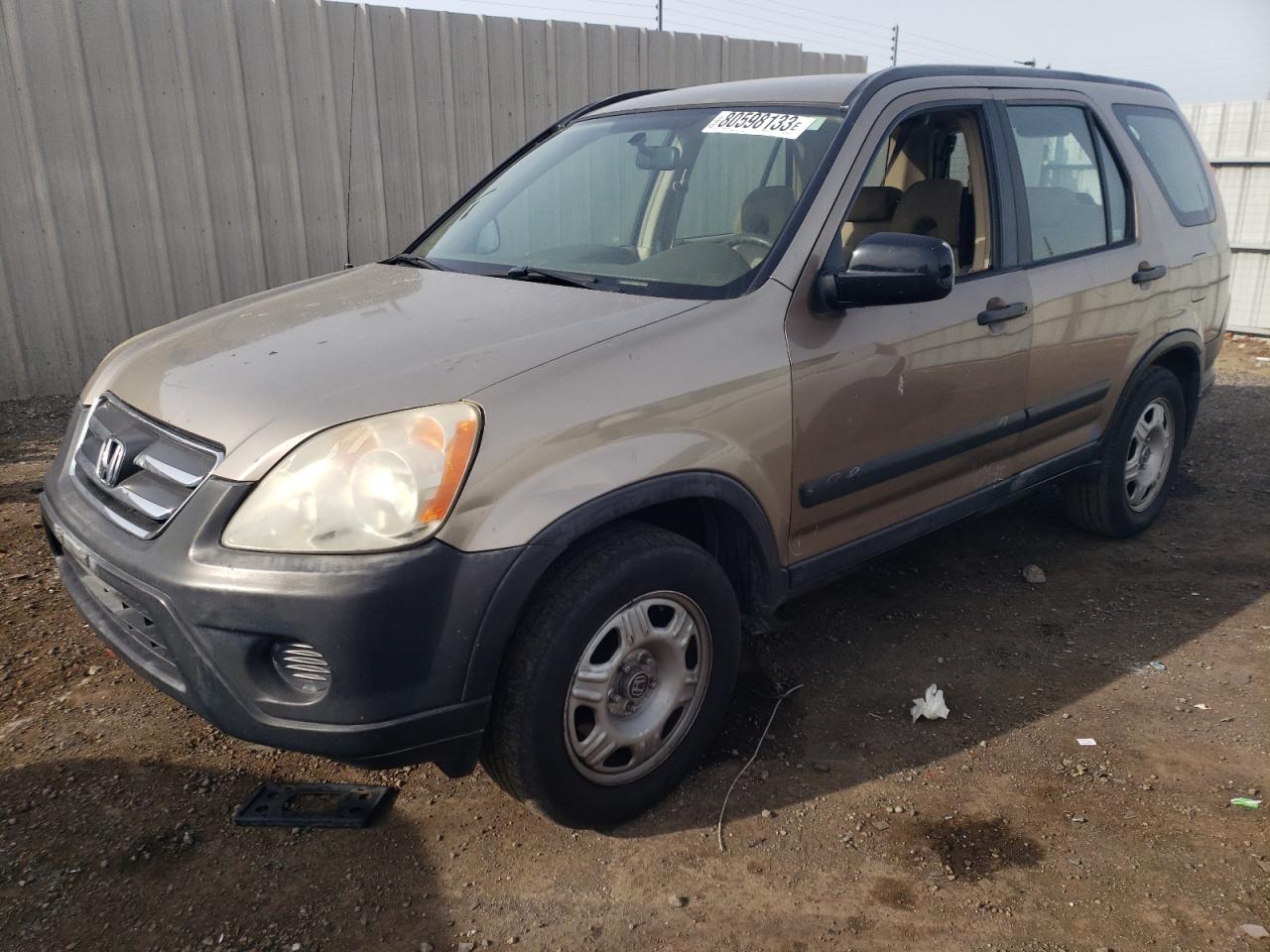 HONDA CR-V 2005 jhlrd78535c064482