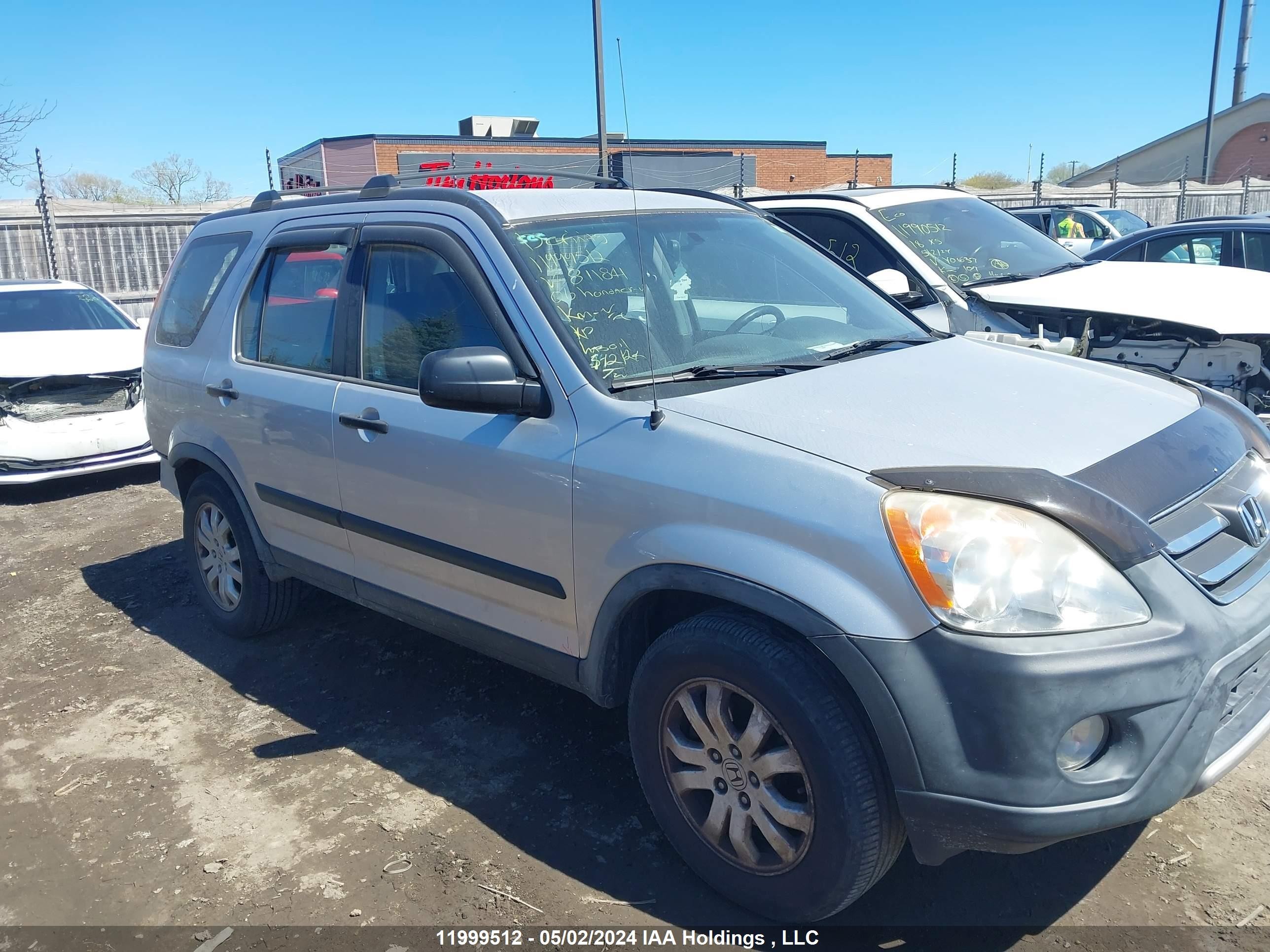 HONDA CR-V 2006 jhlrd78536c811841