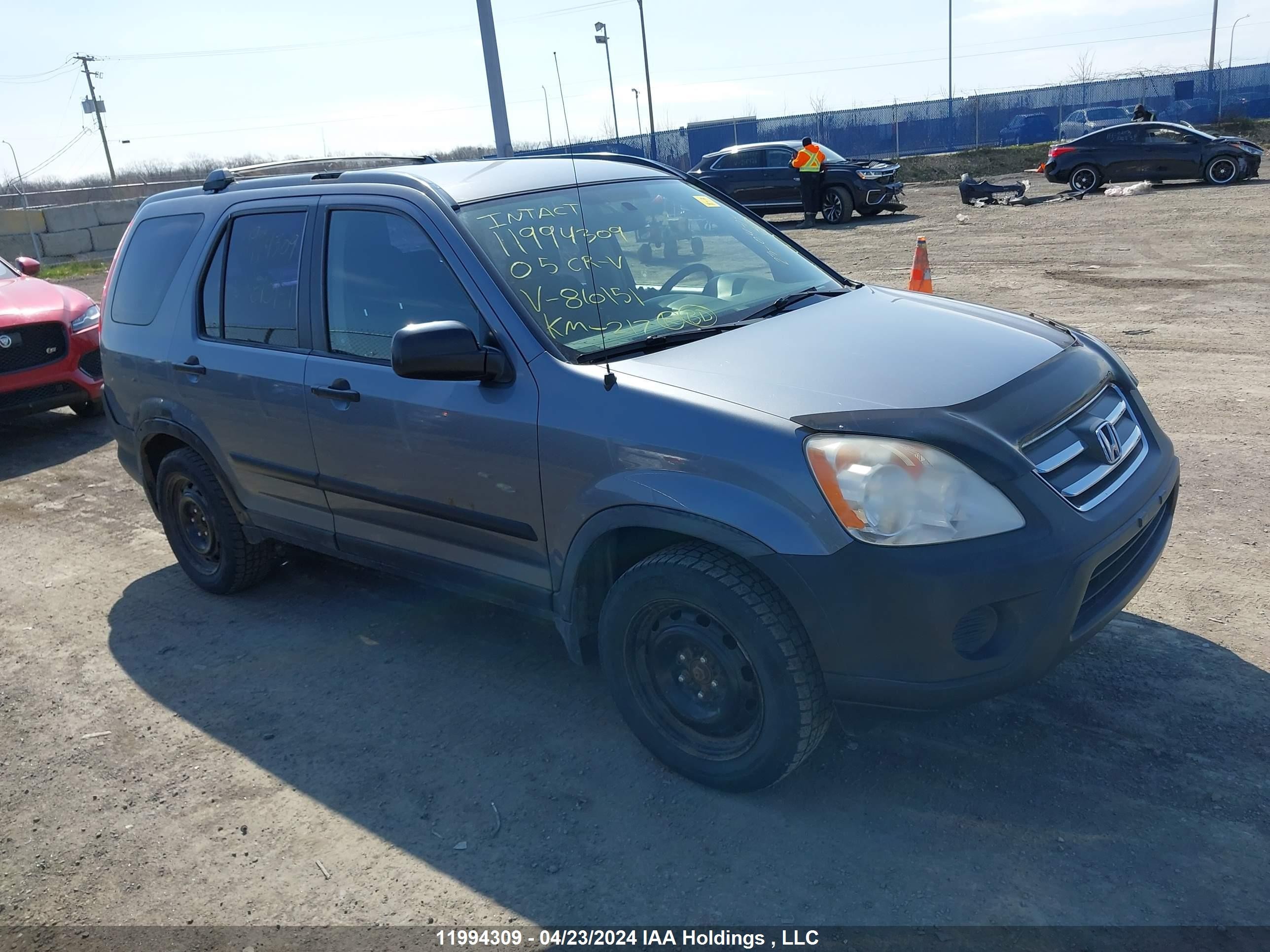 HONDA CR-V 2005 jhlrd78585c810151