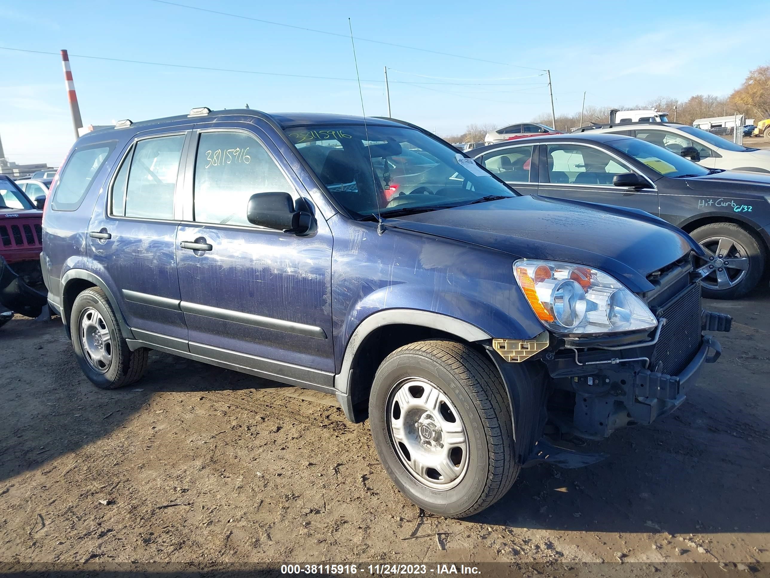 HONDA CR-V 2006 jhlrd785x6c030802