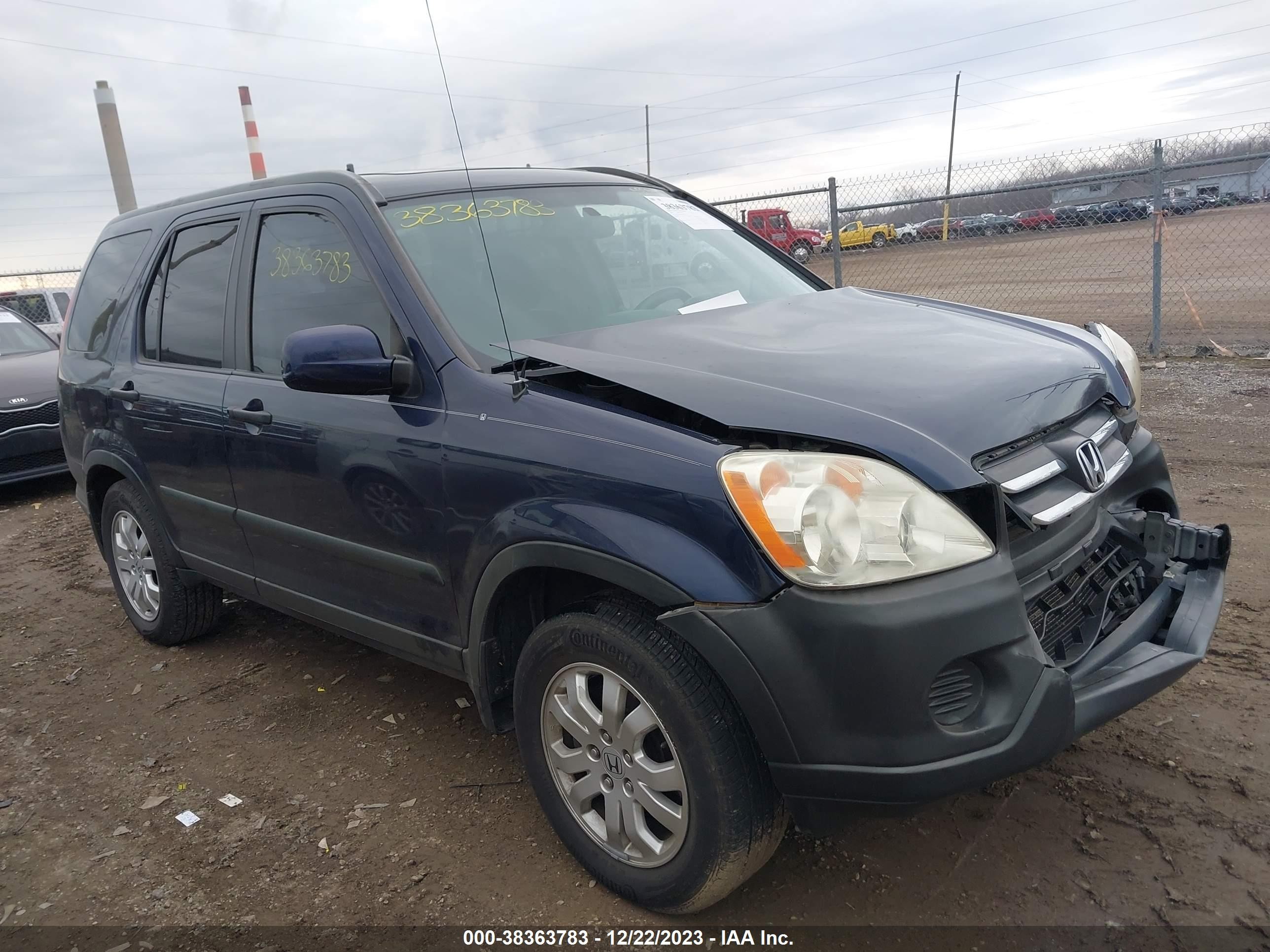 HONDA CR-V 2006 jhlrd78806c061650