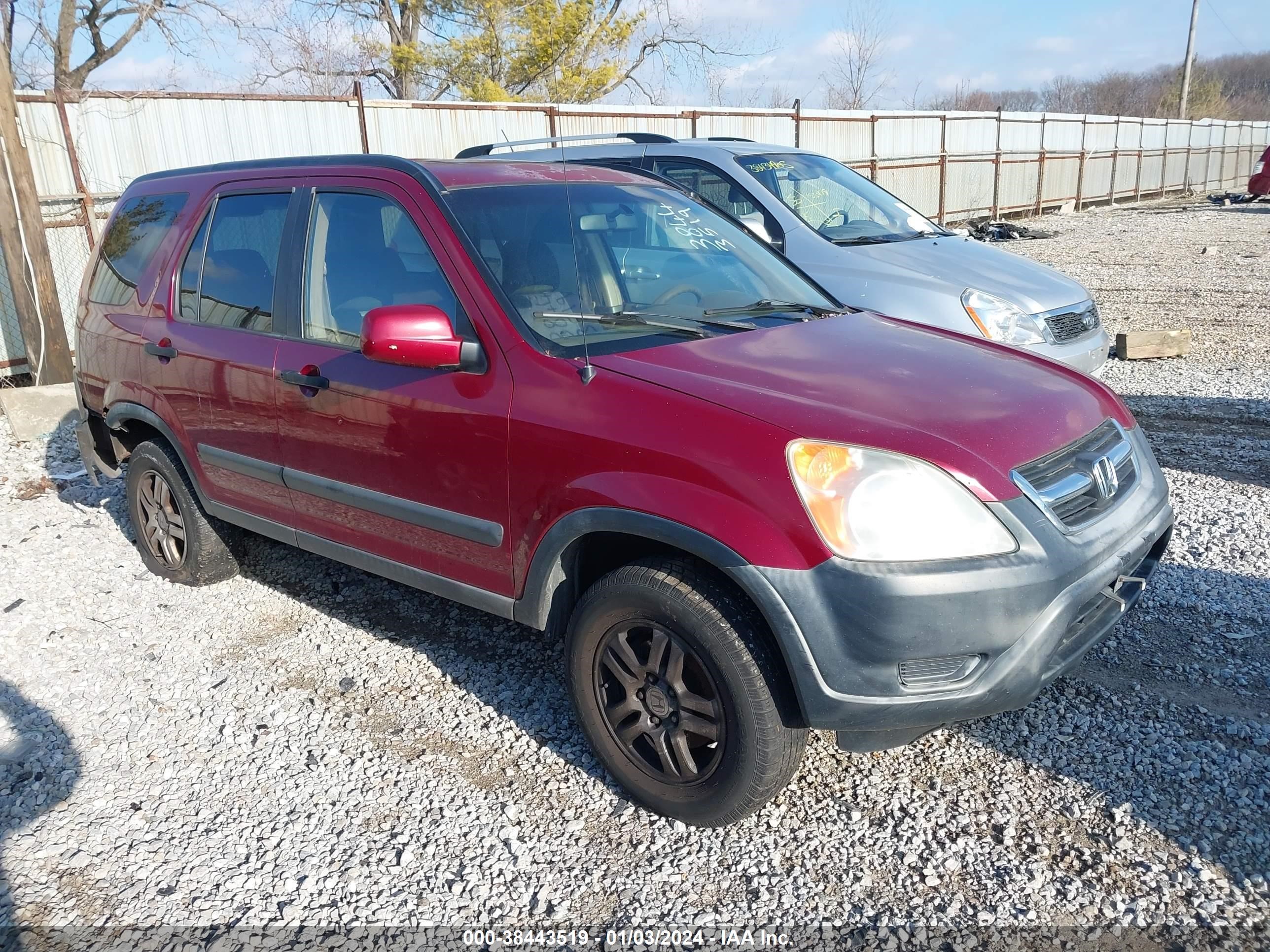 HONDA CR-V 2002 jhlrd78822c001539