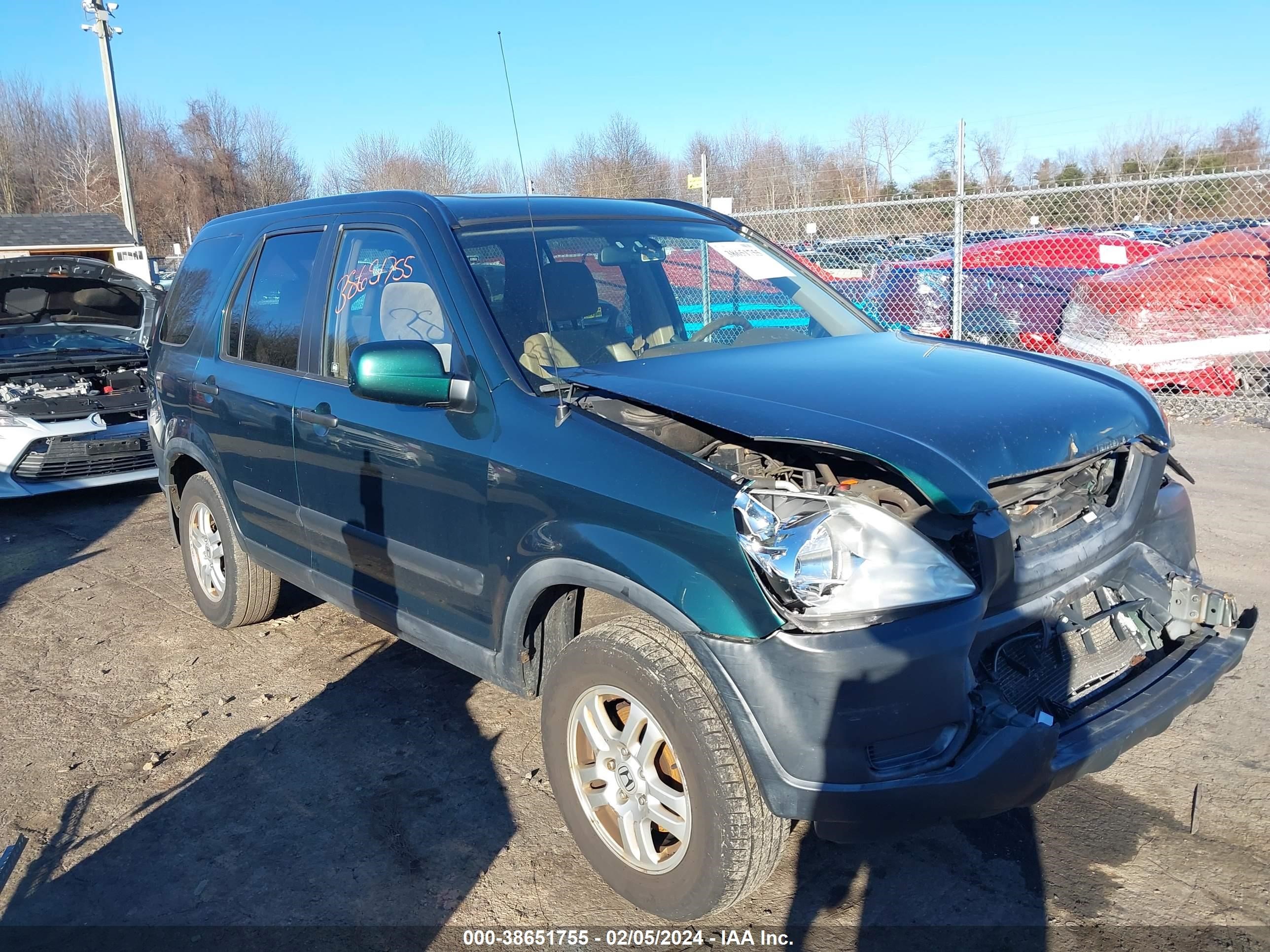 HONDA CR-V 2004 jhlrd78824c050873