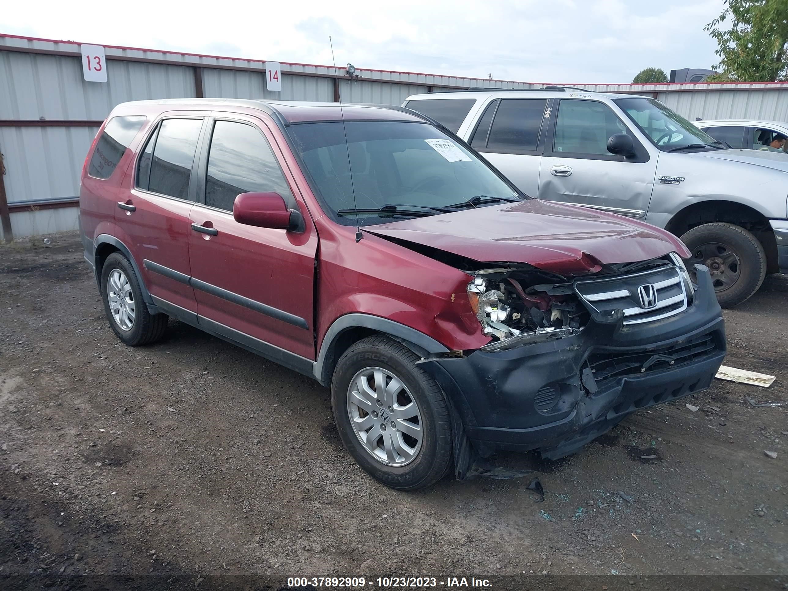 HONDA CR-V 2006 jhlrd78836c027489