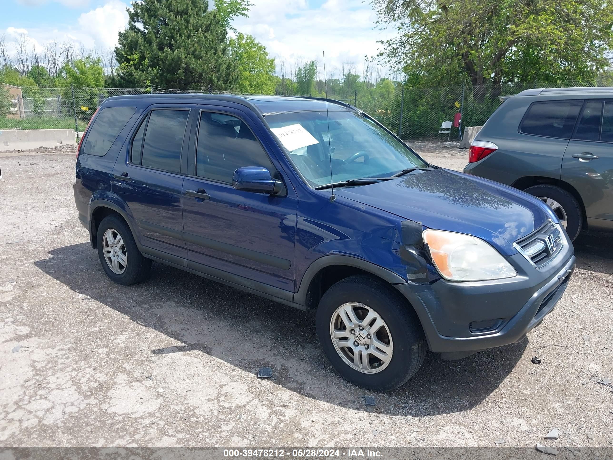 HONDA CR-V 2004 jhlrd78844c023691