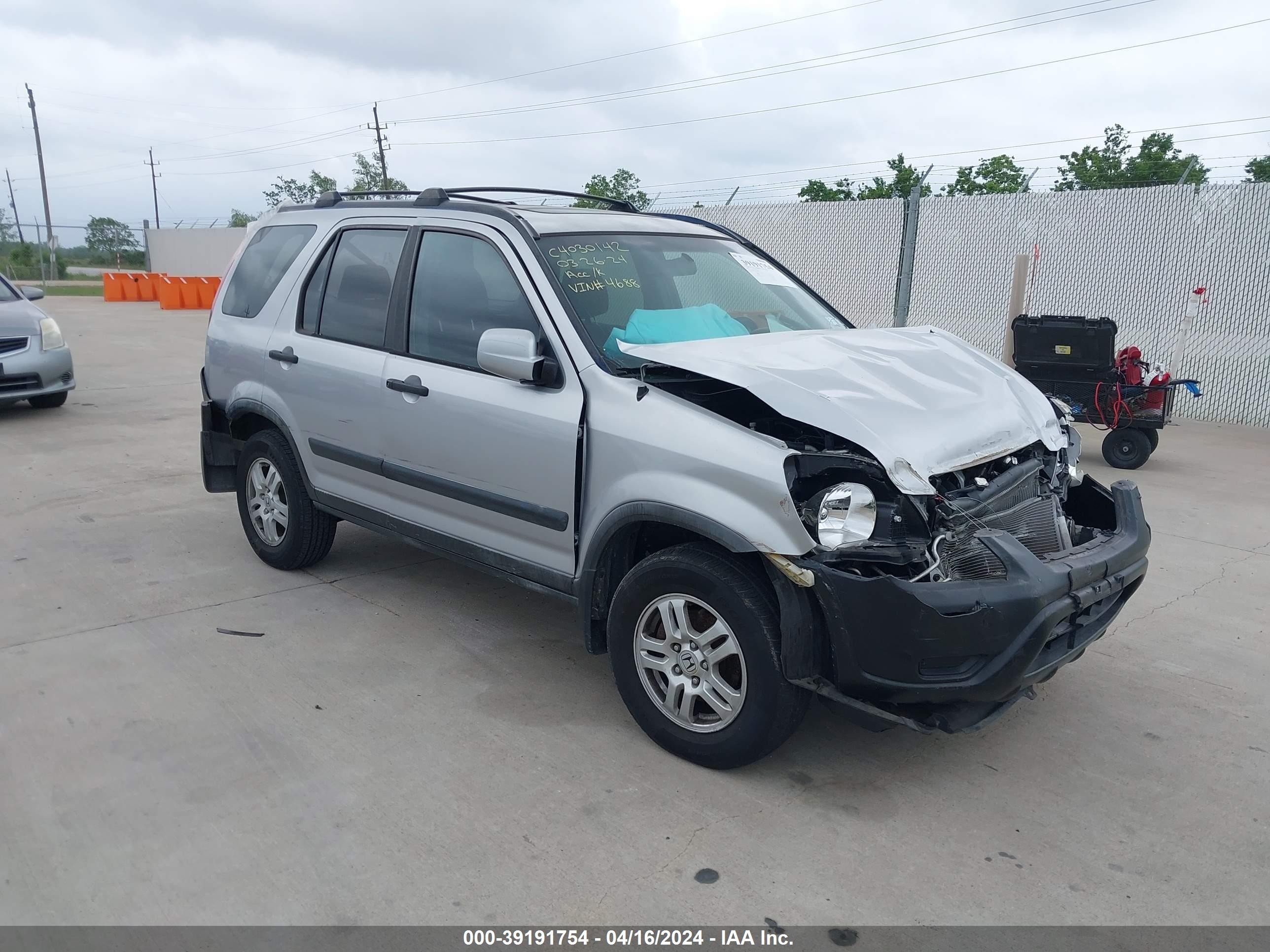 HONDA CR-V 2004 jhlrd78844c034688