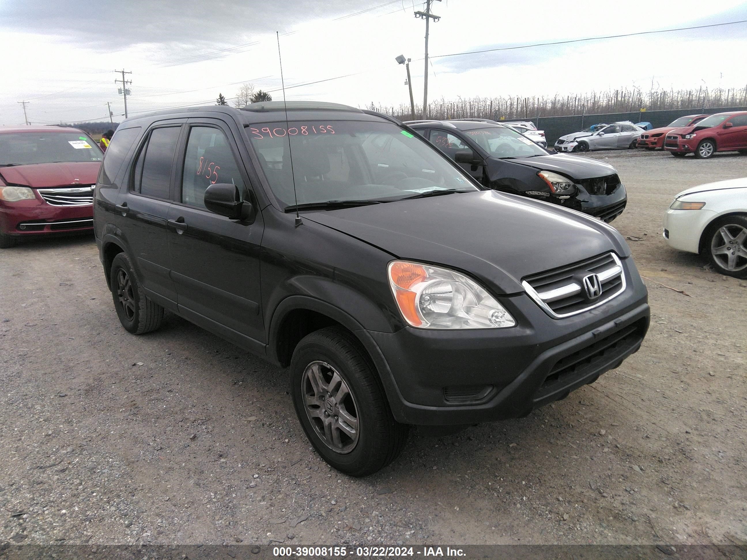 HONDA CR-V 2002 jhlrd78852c009781