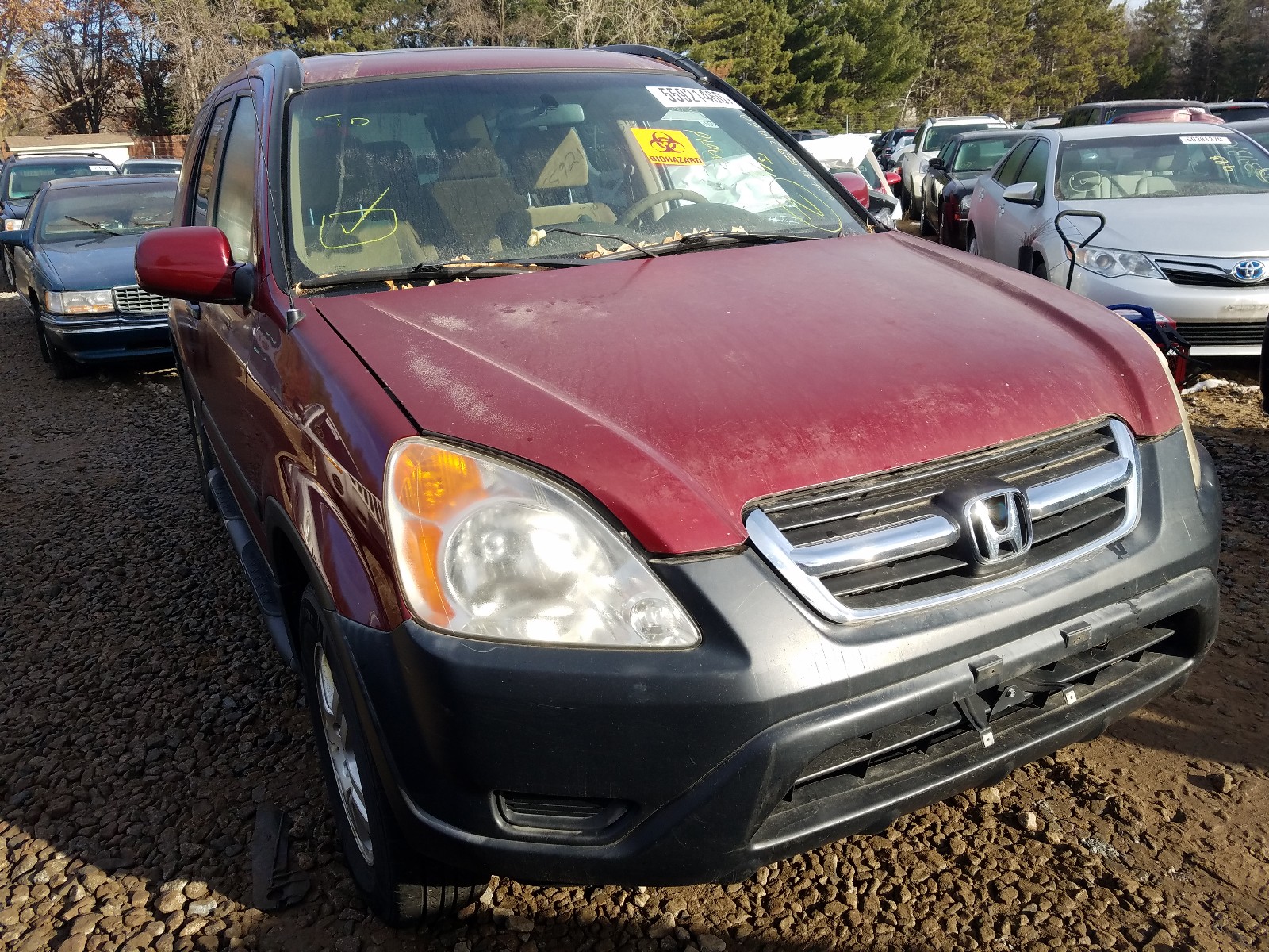 HONDA CR-V EX 2003 jhlrd78853c036741