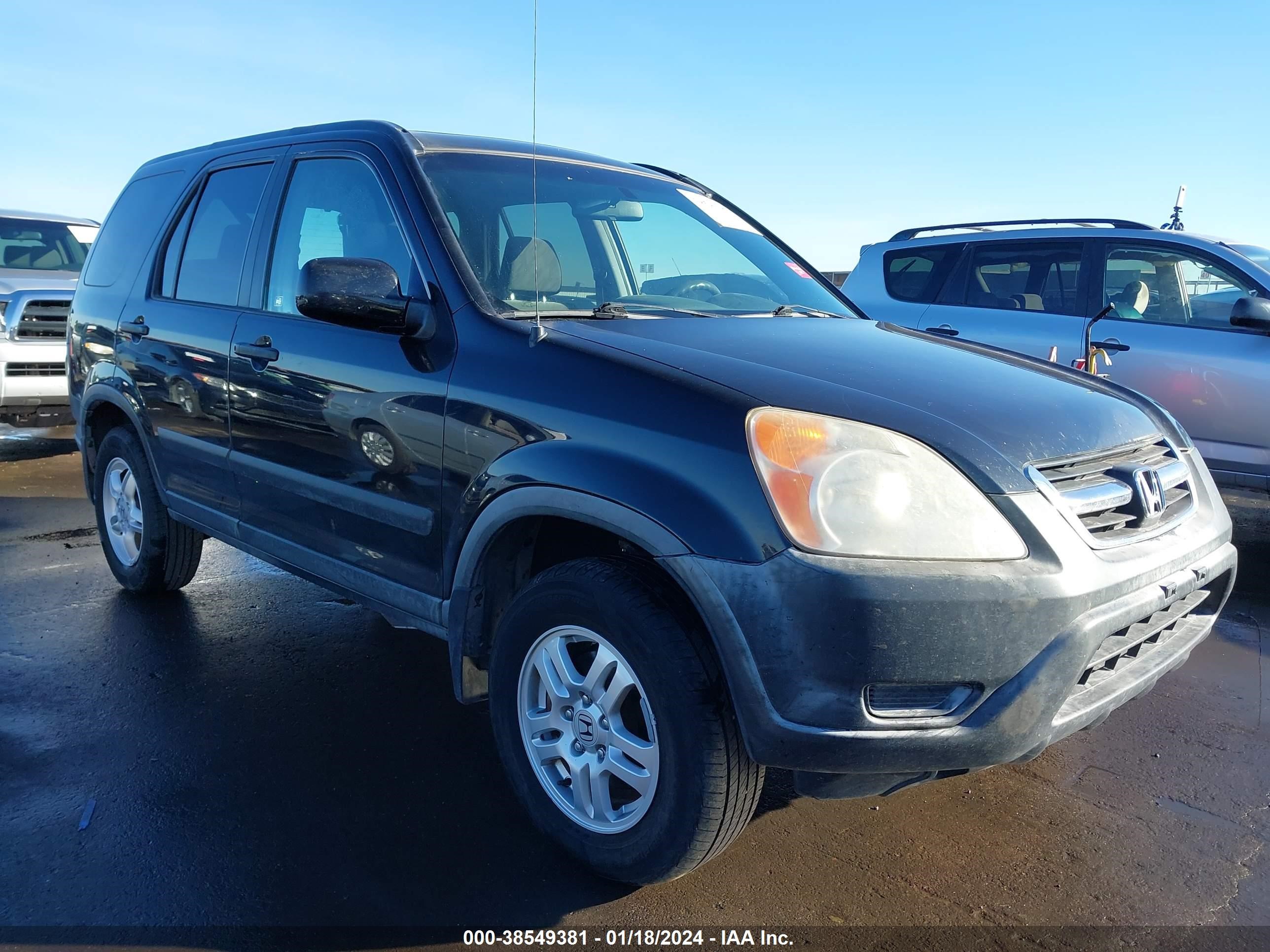 HONDA CR-V 2004 jhlrd78854c017401