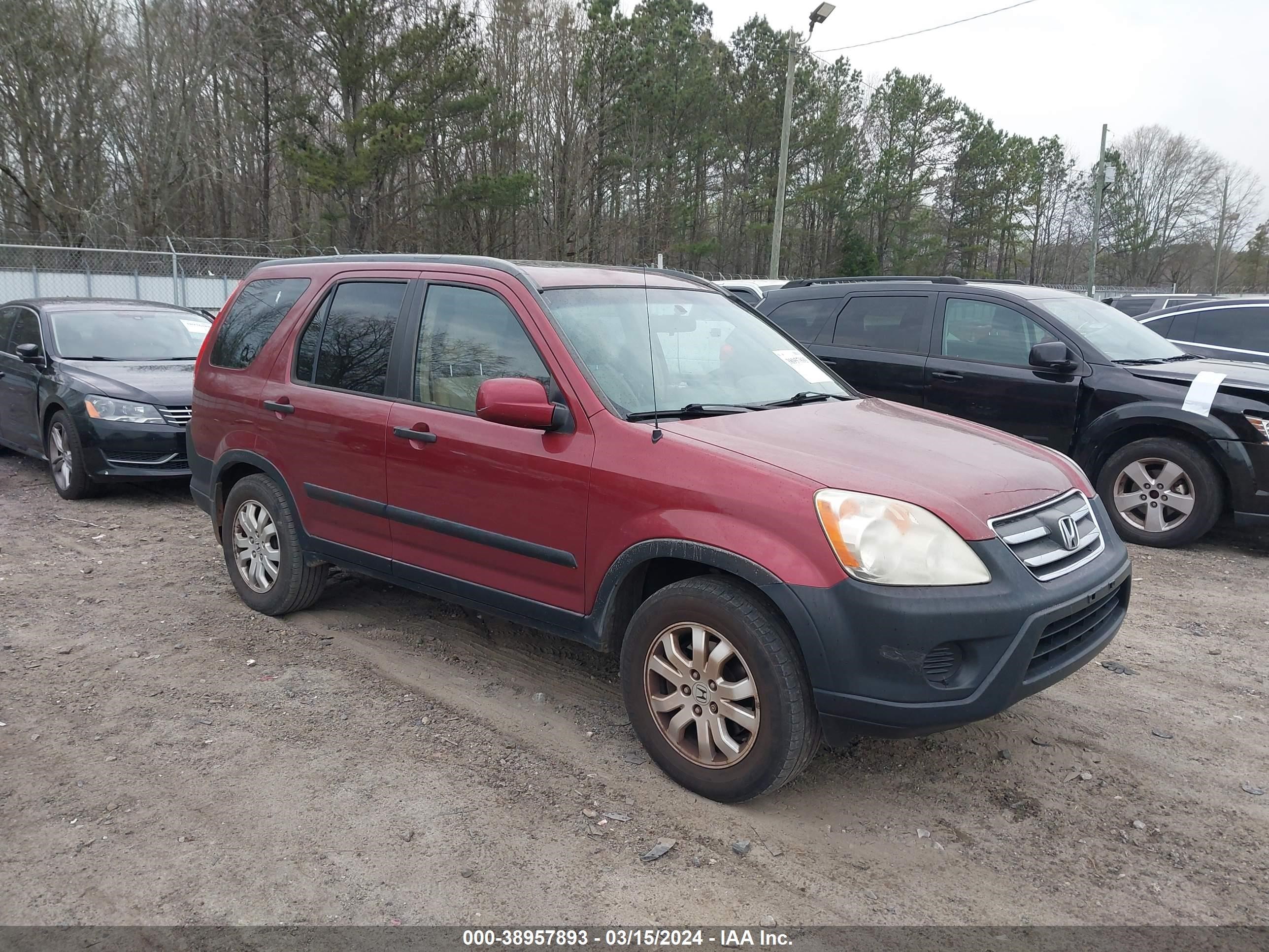 HONDA CR-V 2005 jhlrd78855c033387